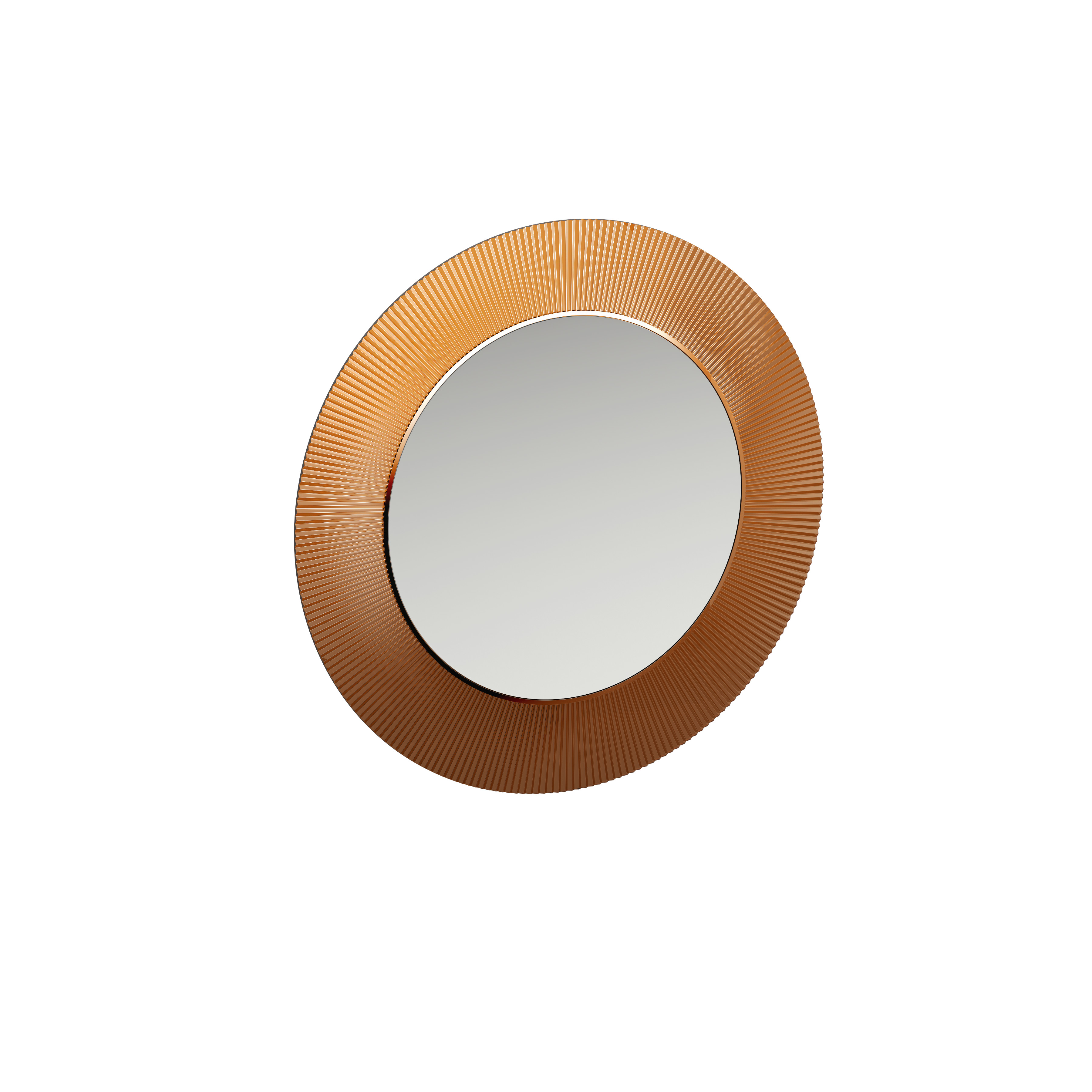 Kartell laufen miroir 'all saints' plastique 780x40x780mm ambre