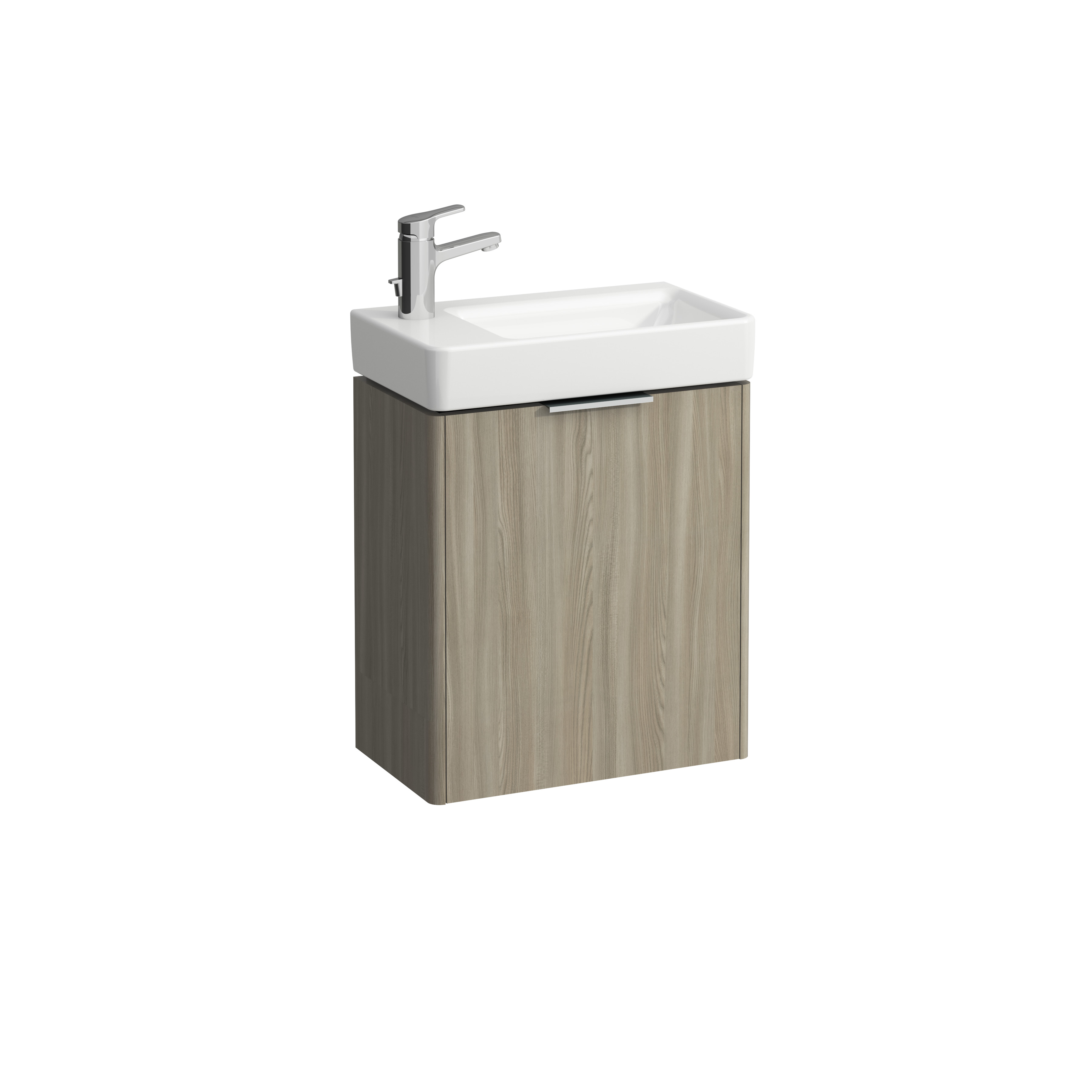 Meuble sous lavabo avec porte base 48 orme cl