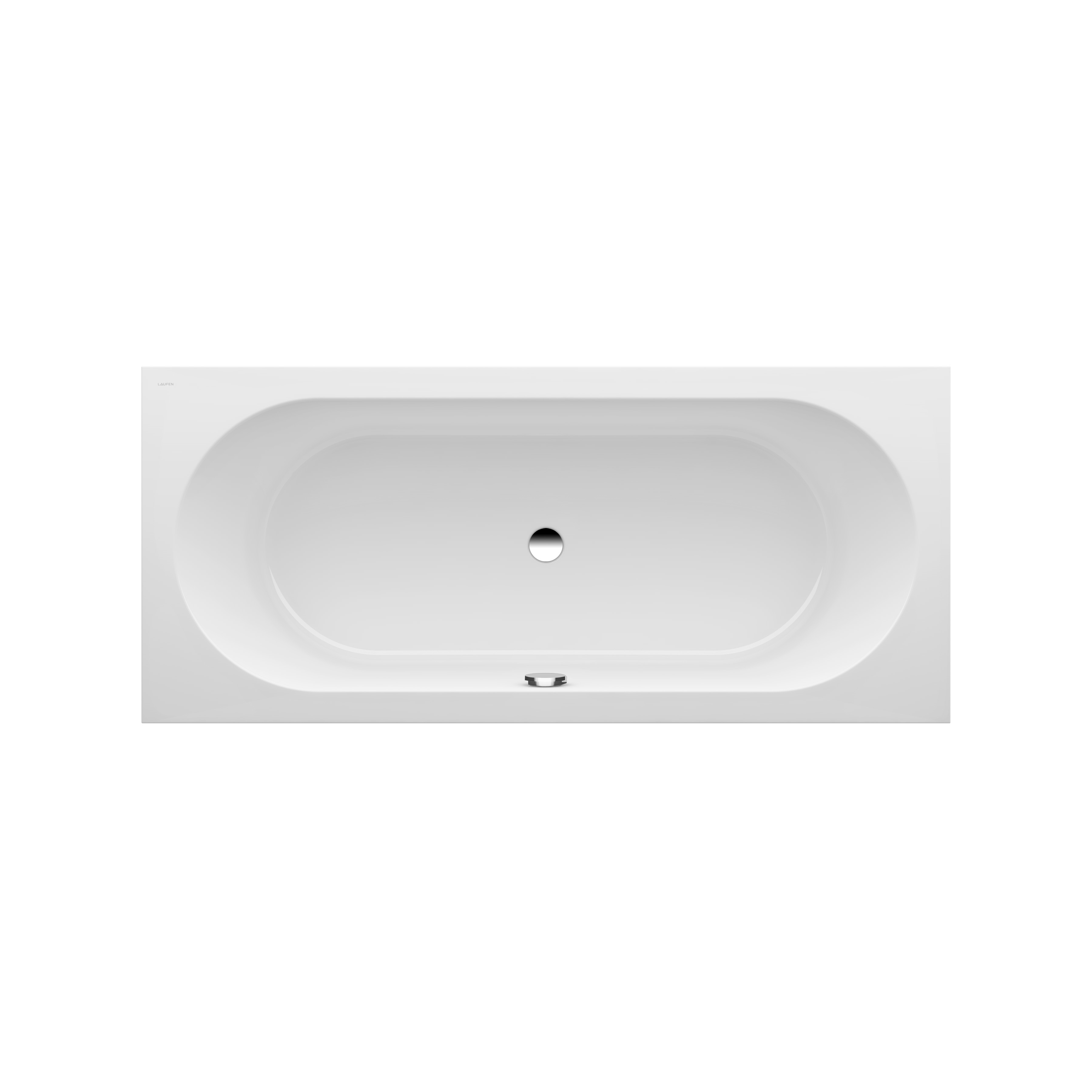 Laufen pro baignoire à enc. ac pieds pro 170x75 blanc