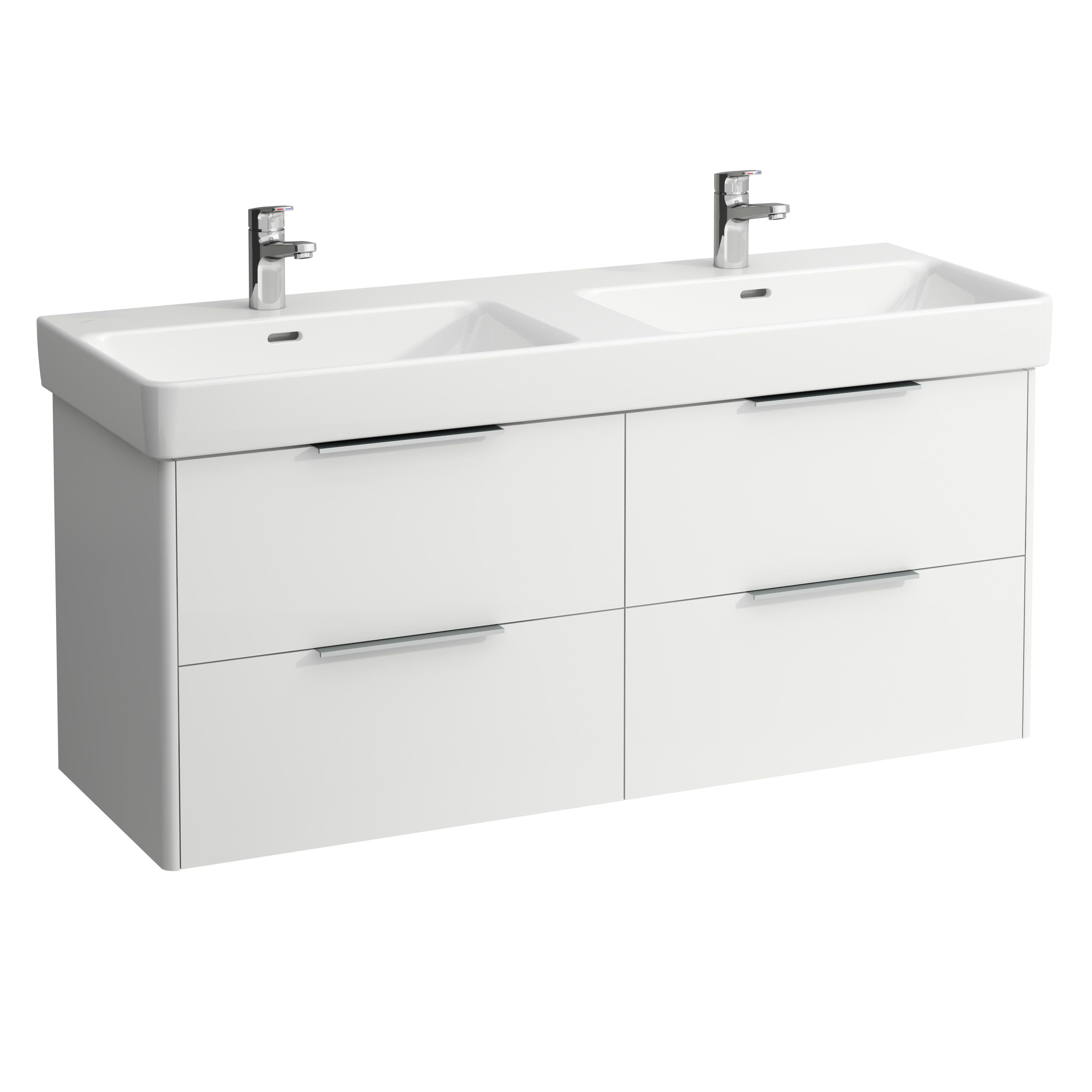 Meuble sous lavabo avec tiroir base 130 blanc m
