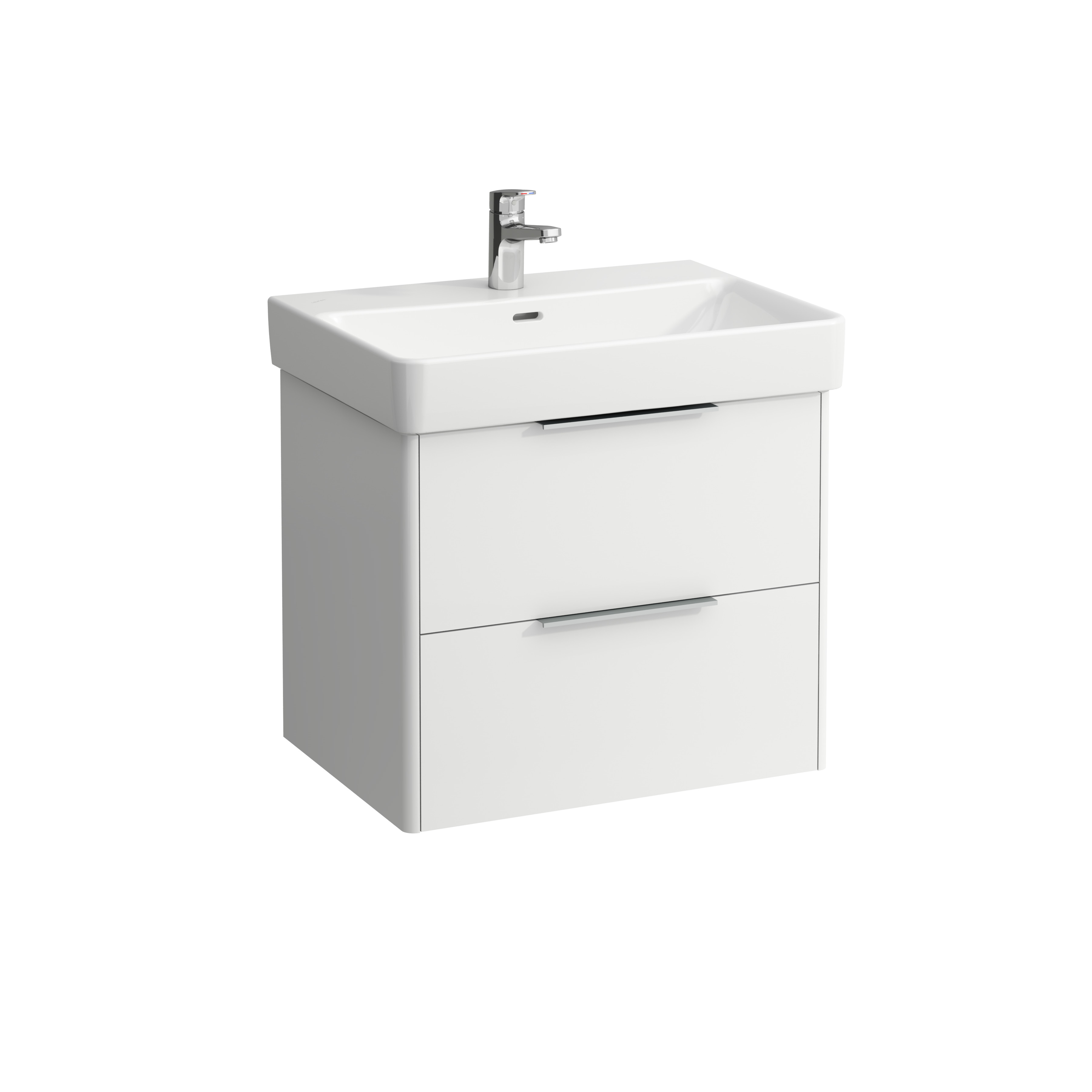 Meuble sous lavabo avec tiroir base 65 blanc m