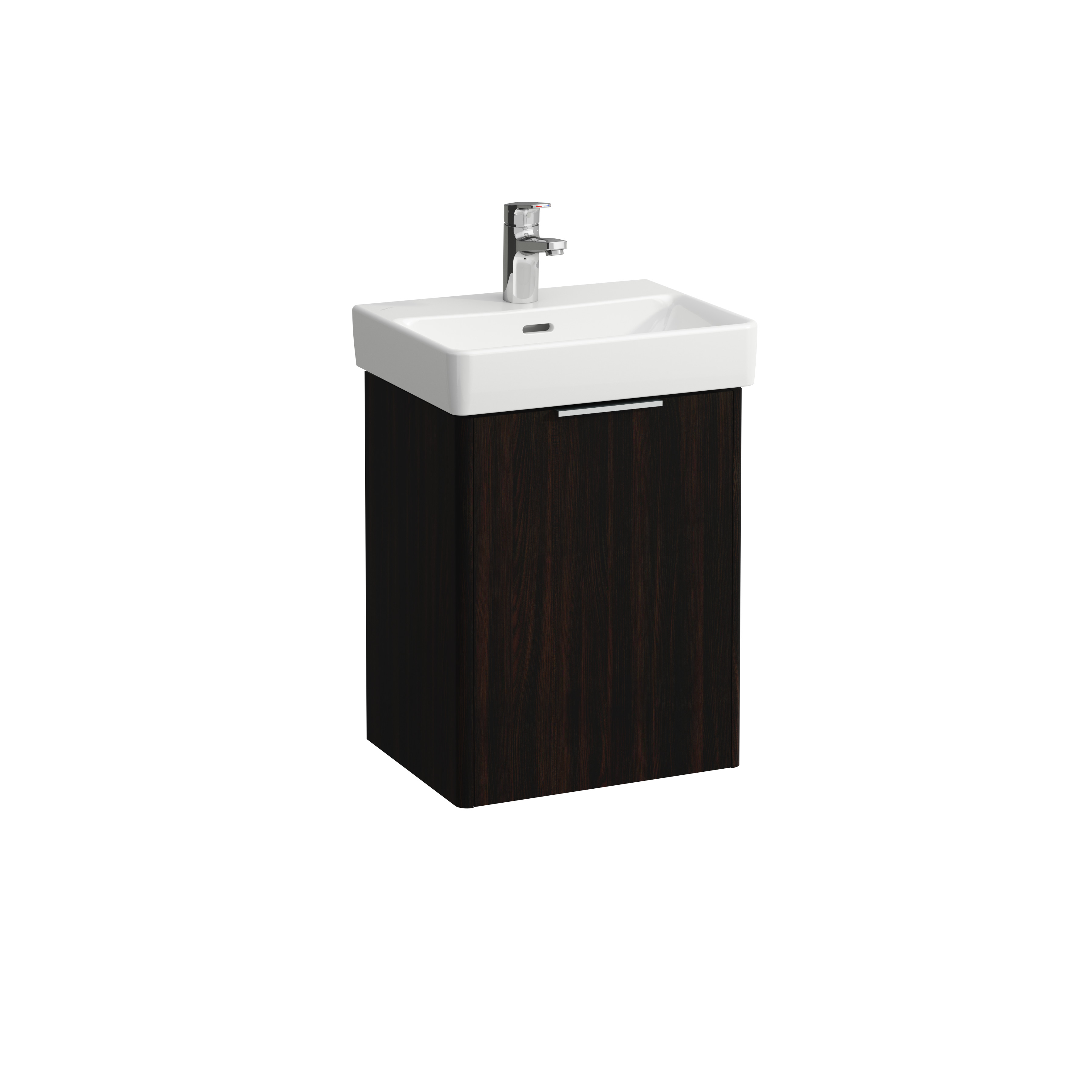 Meuble sous lavabo avec porte base 45 orme fo