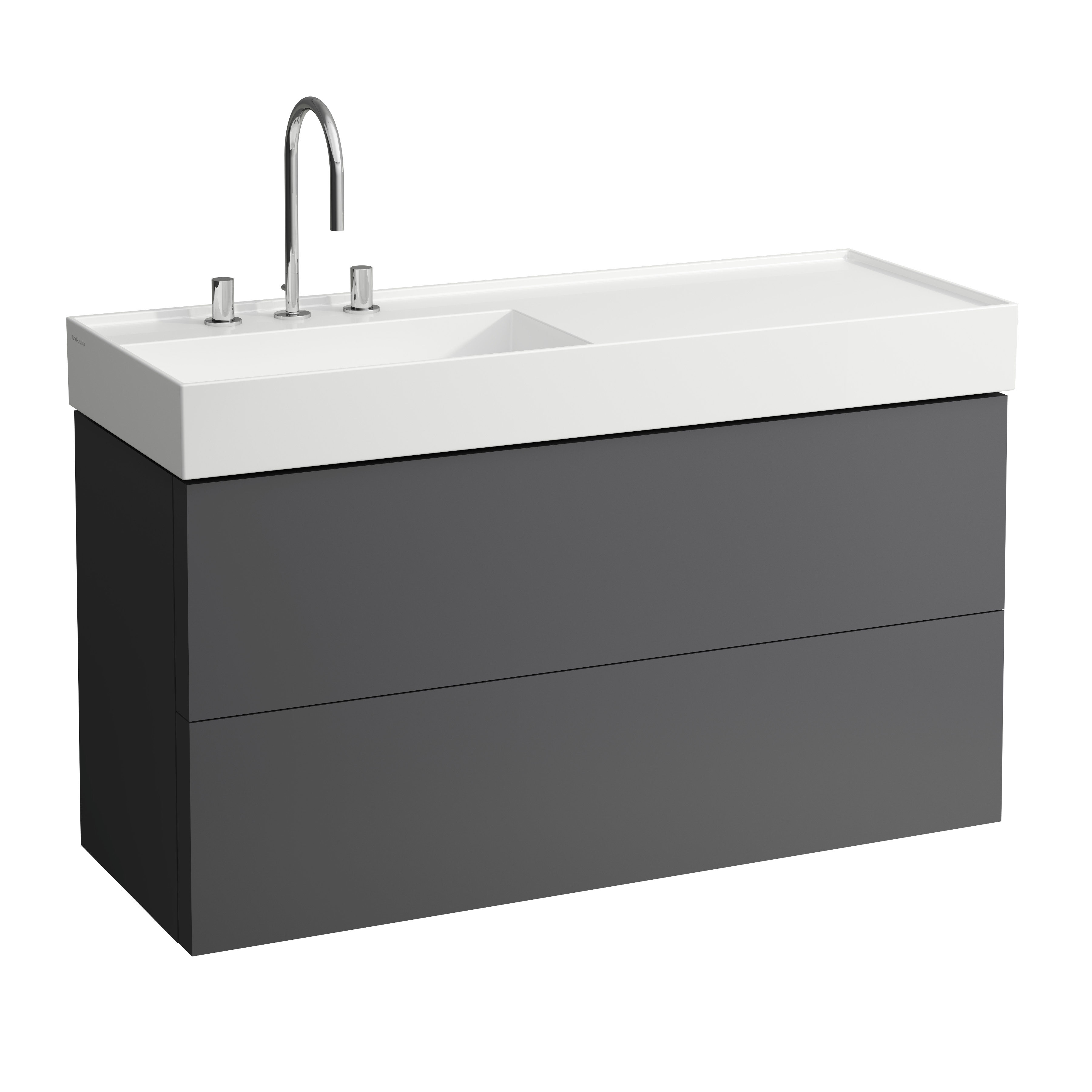 Meuble sous lavabo avec tiroir kartell 120 gris ar