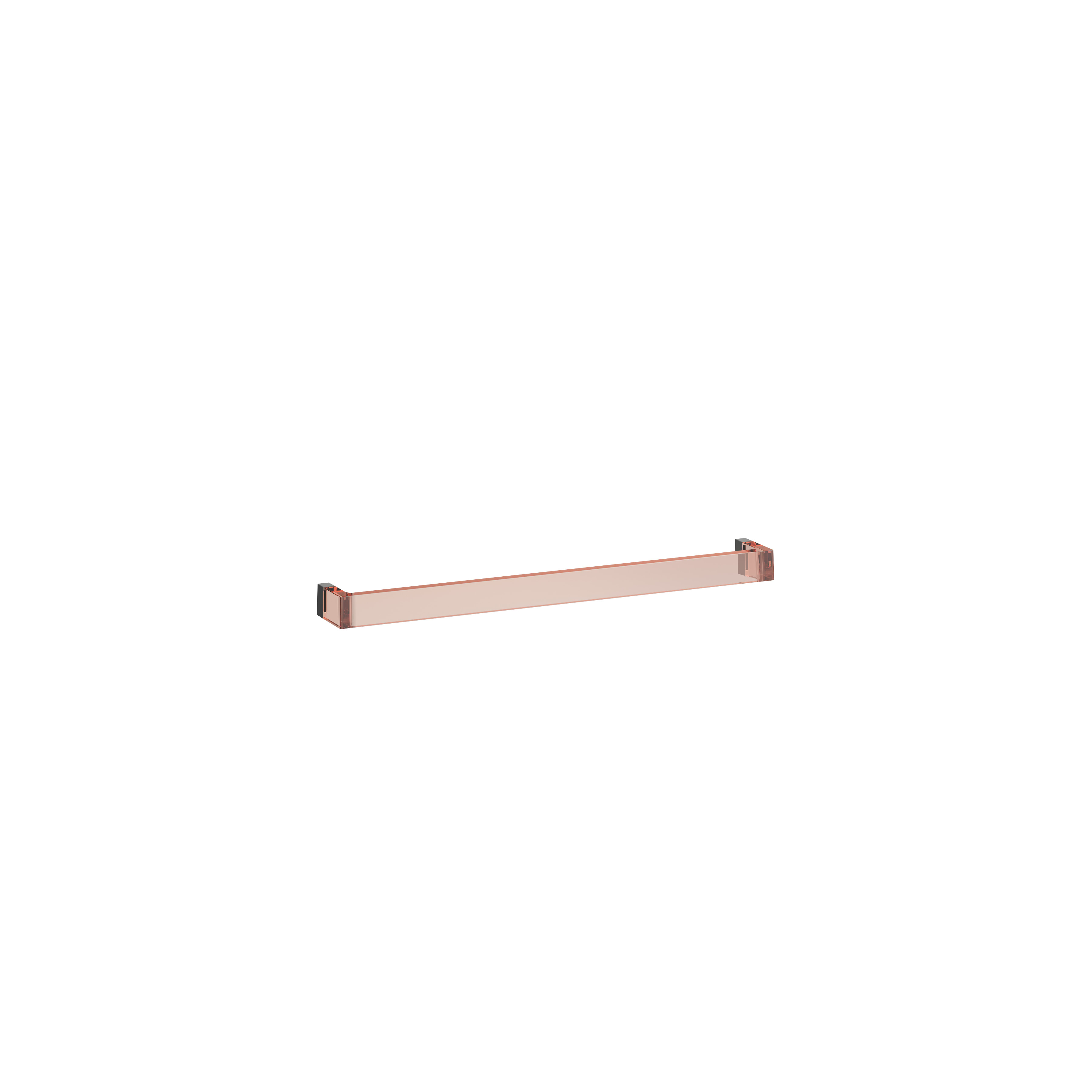 Kartell laufen porte-serviettes 'rail' 600mm plastique 600x75x40mm rose poudré