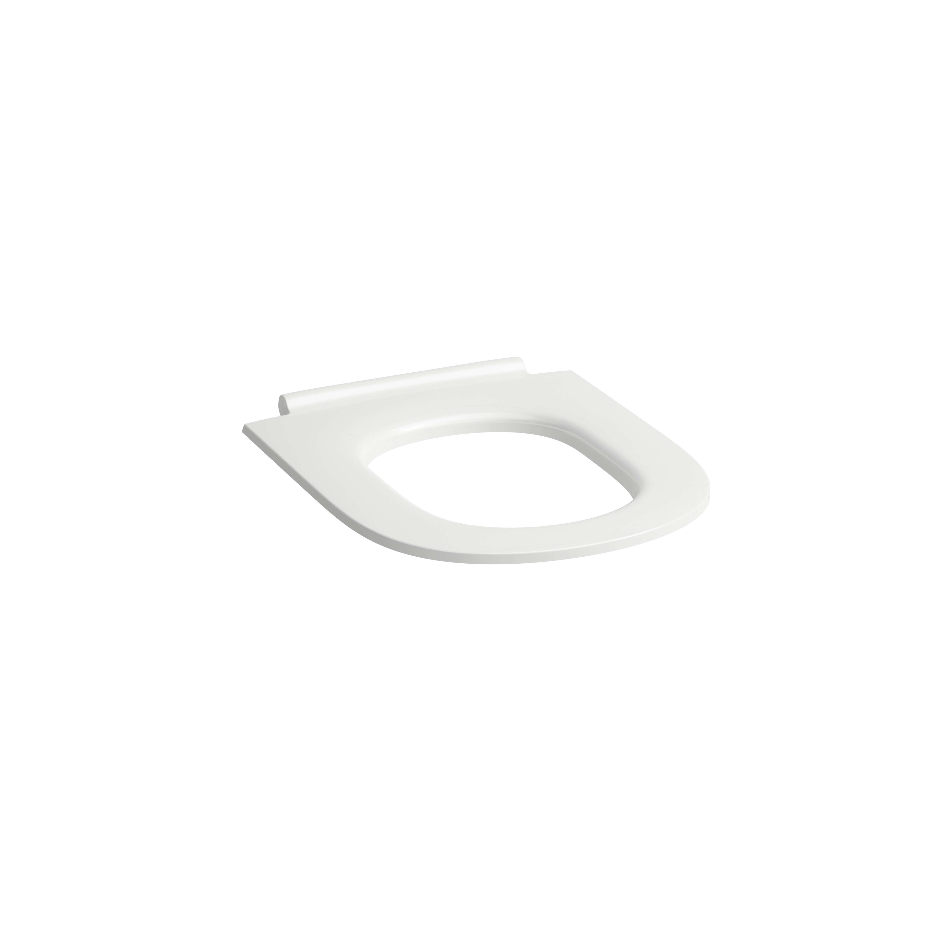 Lua lunette wc sans couvercle 445x365mm blanc