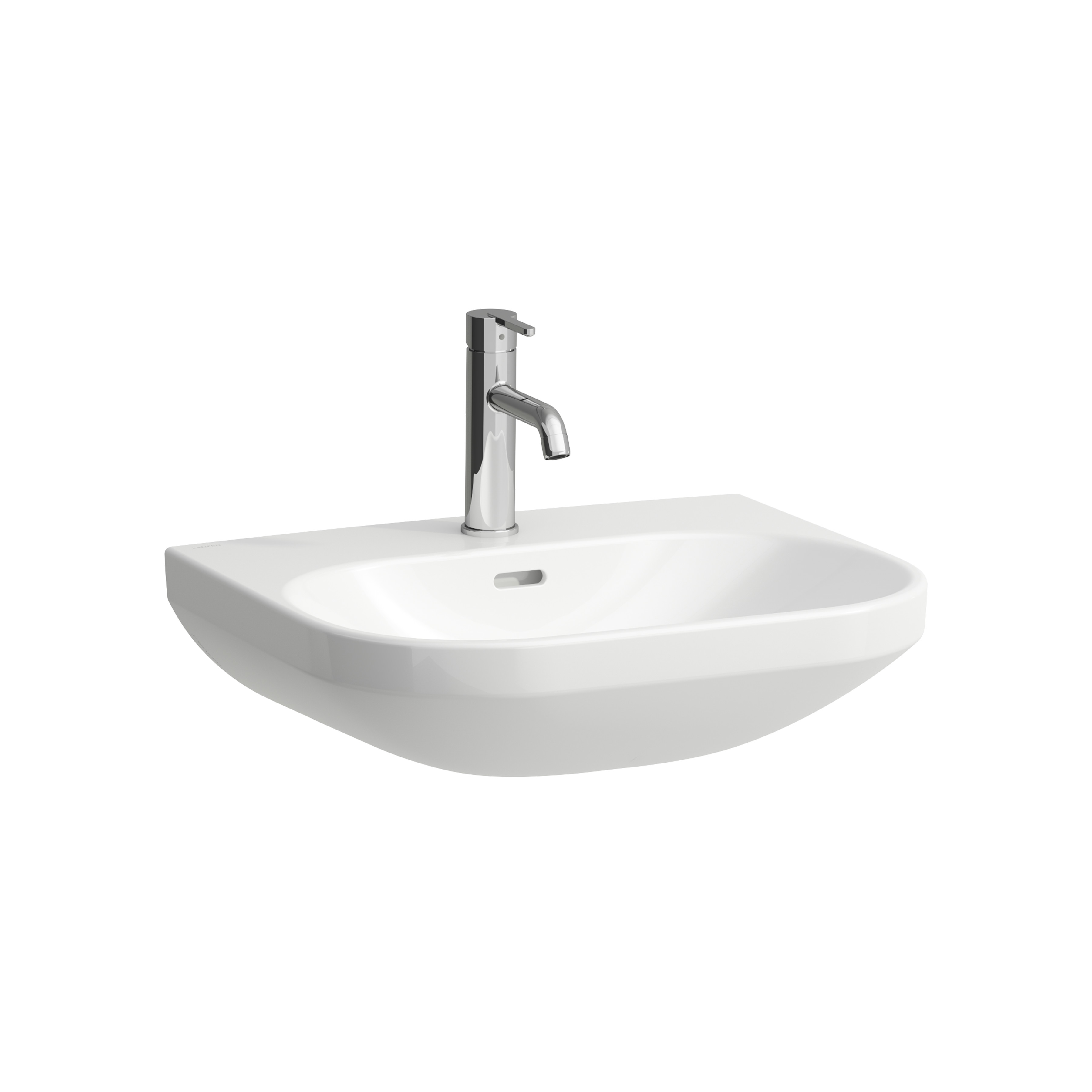 Lua lavabo avec 1 trou pour la robinetterie 550x460x180mm blanc Lua lavabo avec 1 trou pour la robinetterie 550x460x180mm blanc