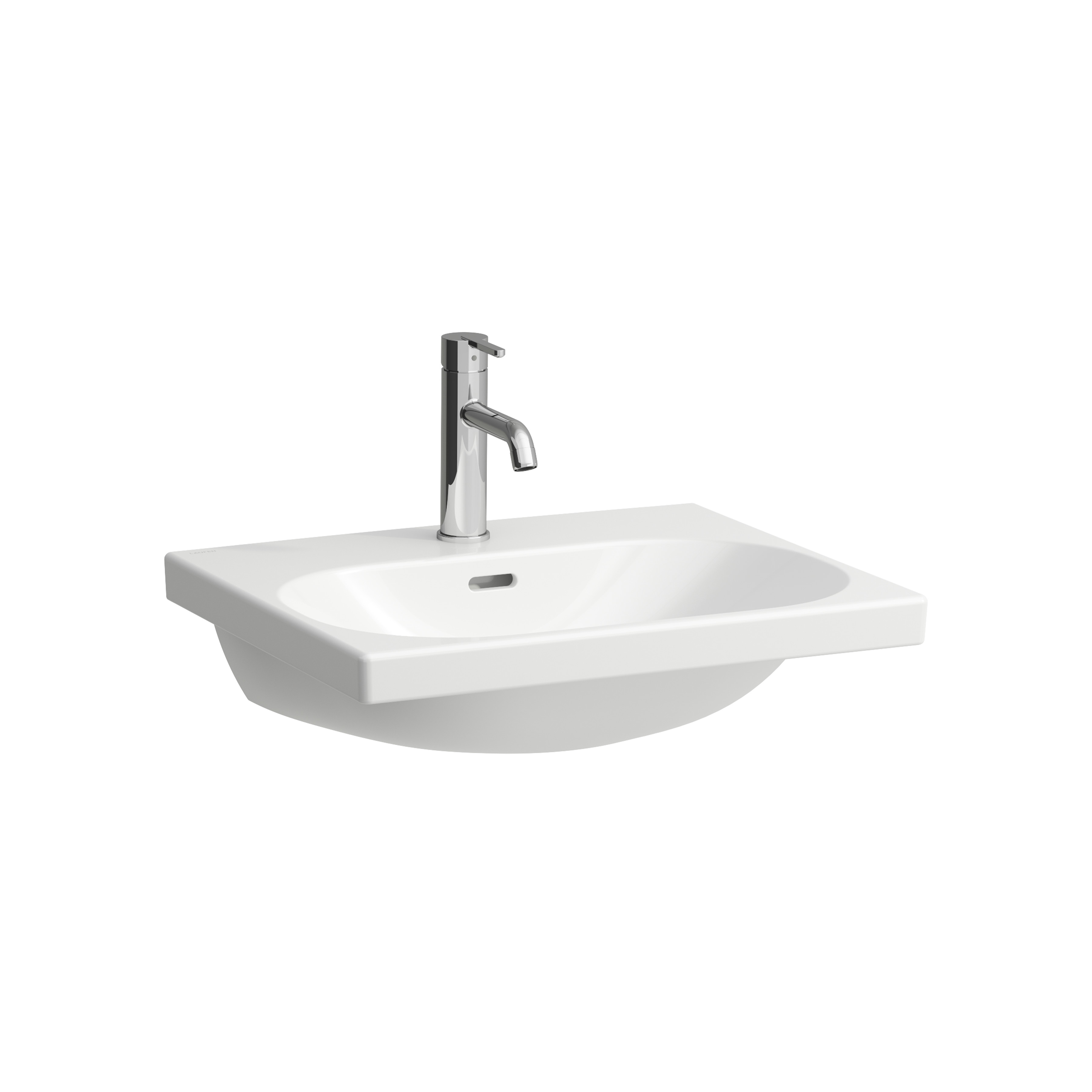 Lua lavabo mural ou à poser sur meuble non percé 550x460x180mm blanc Lua lavabo mural ou à poser sur meuble non percé 550x460x180mm blanc
