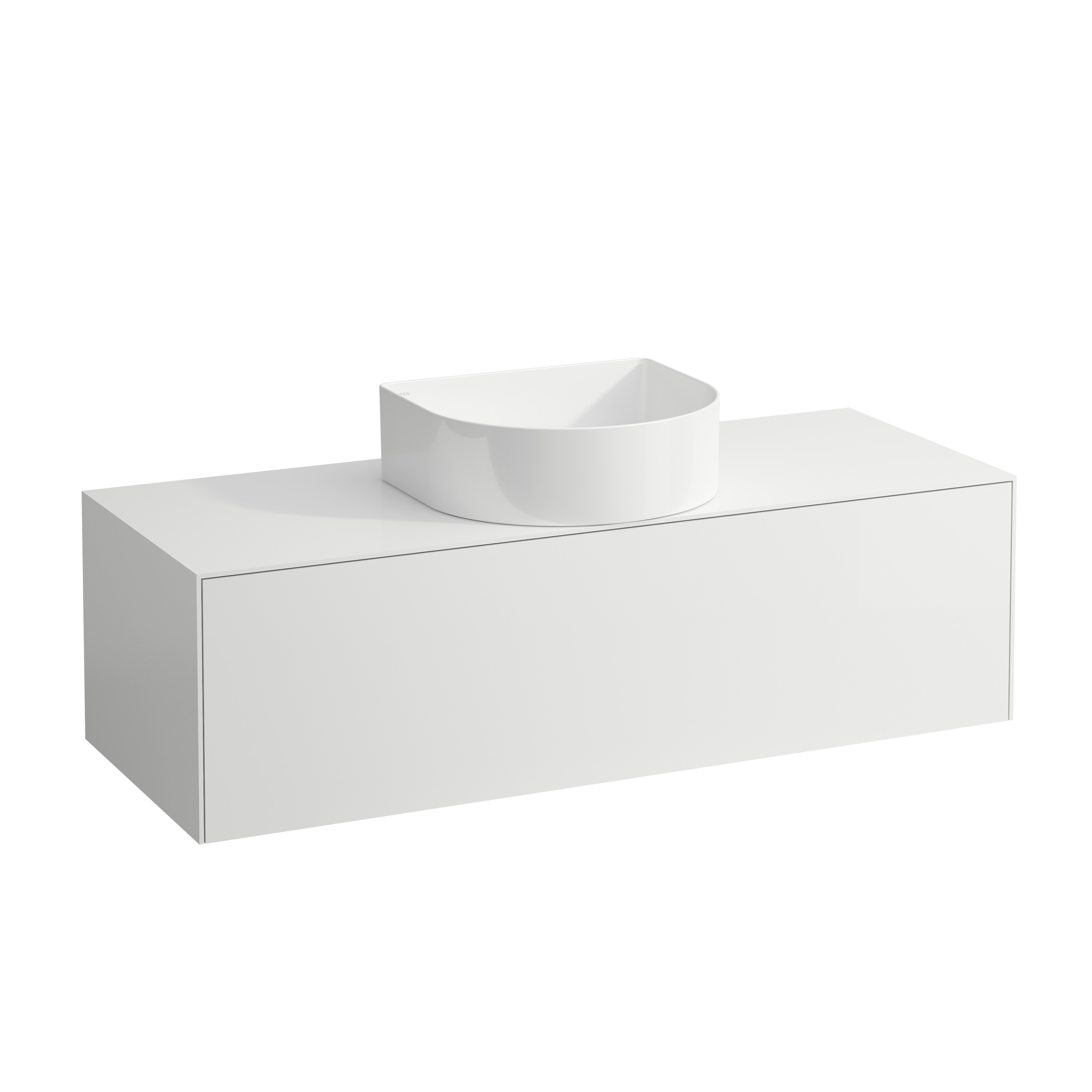 Meuble 1 tiroir sonar 120 blan