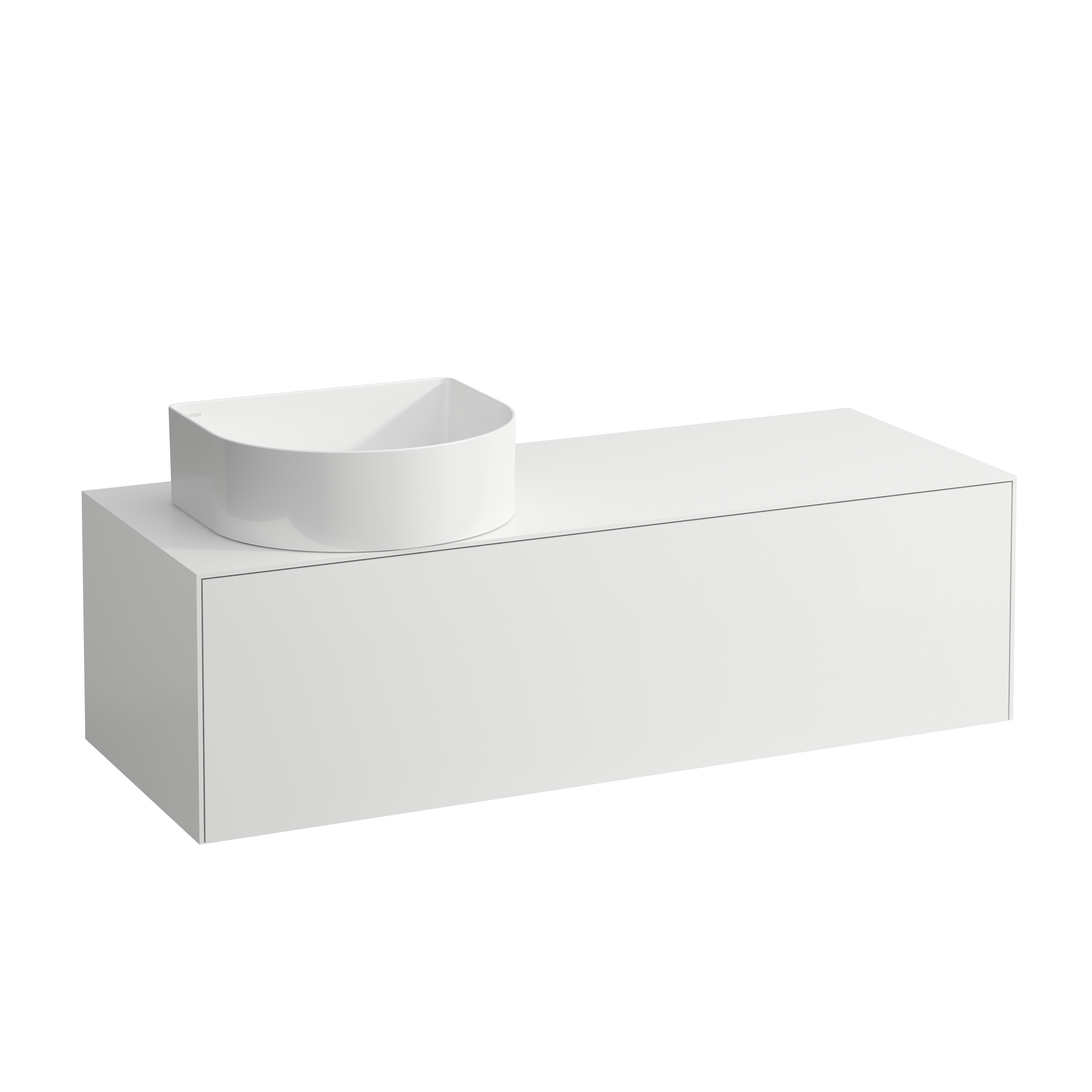 Meuble 1 tiroir sonar 120 blan