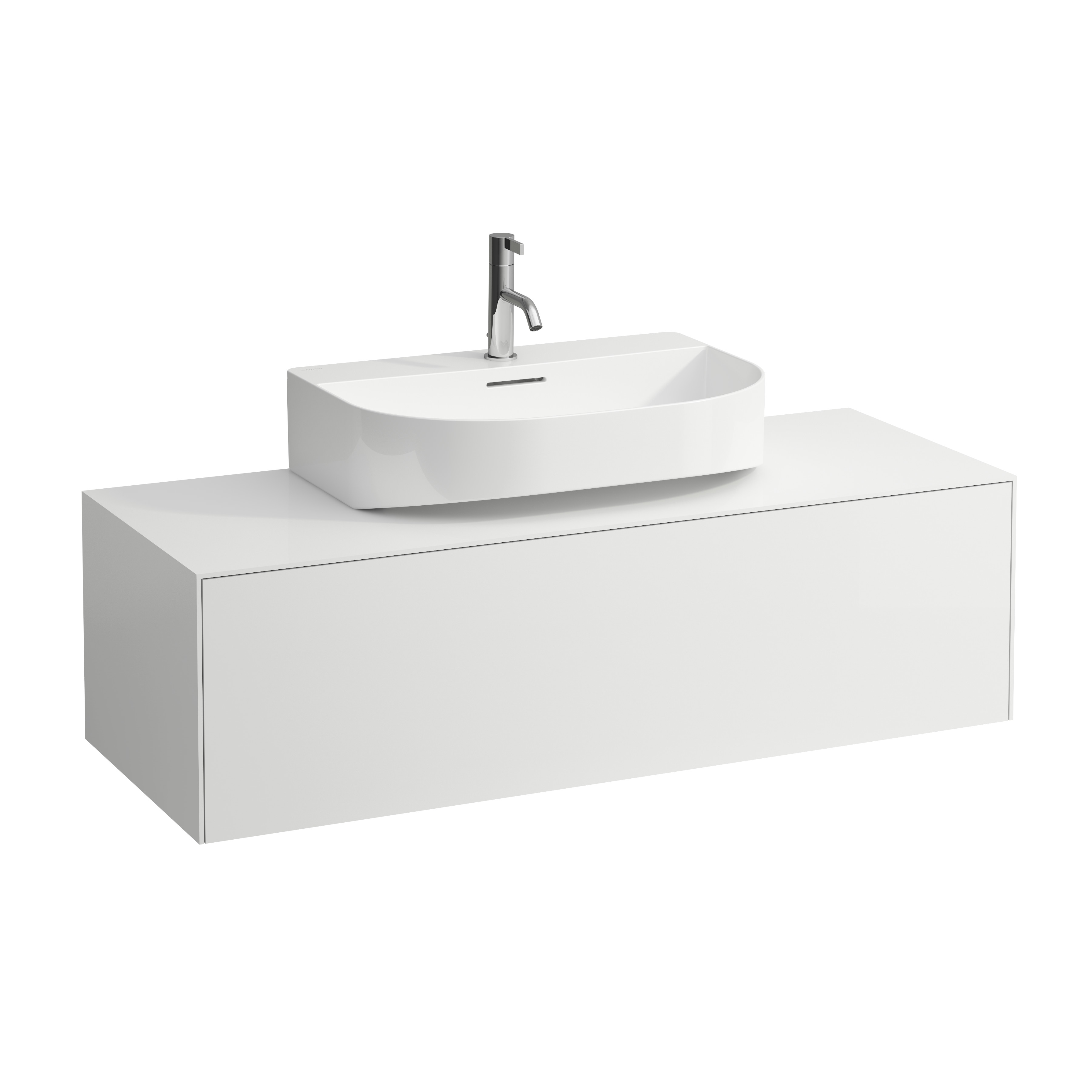 Meuble 1 tiroir sonar 120 blan