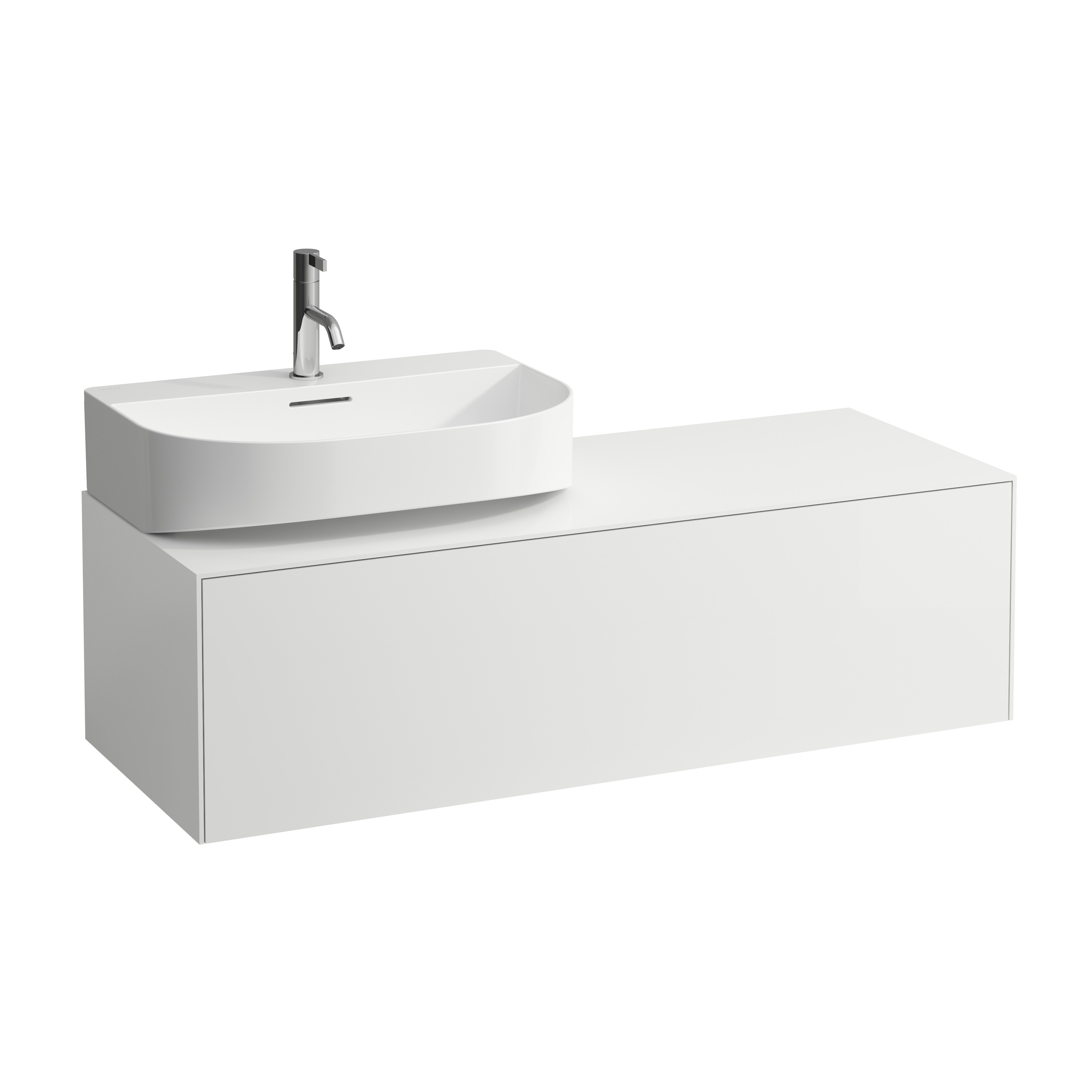 Meuble 1 tiroir sonar 120 blan