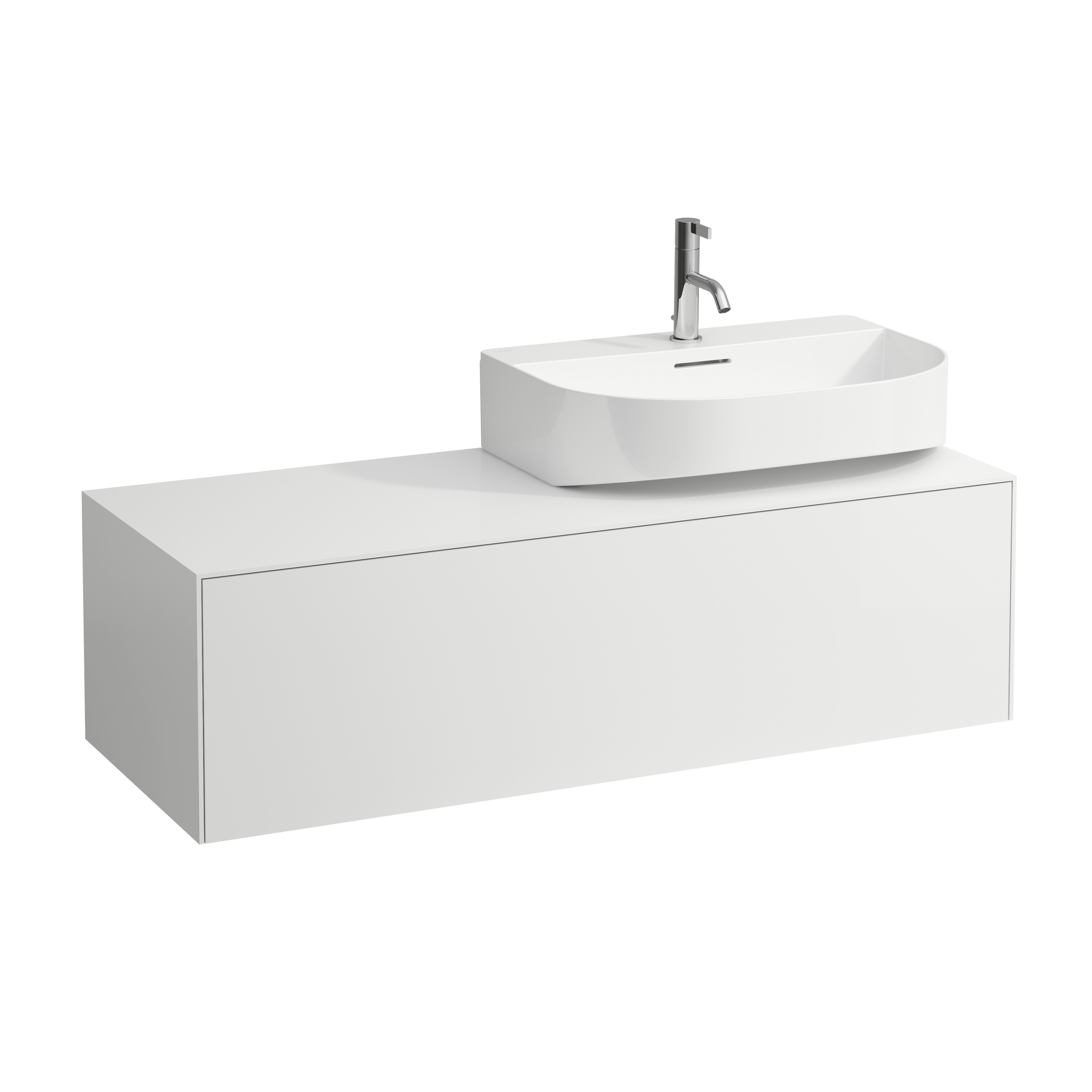 Meuble 1 tiroir sonar 120 blan