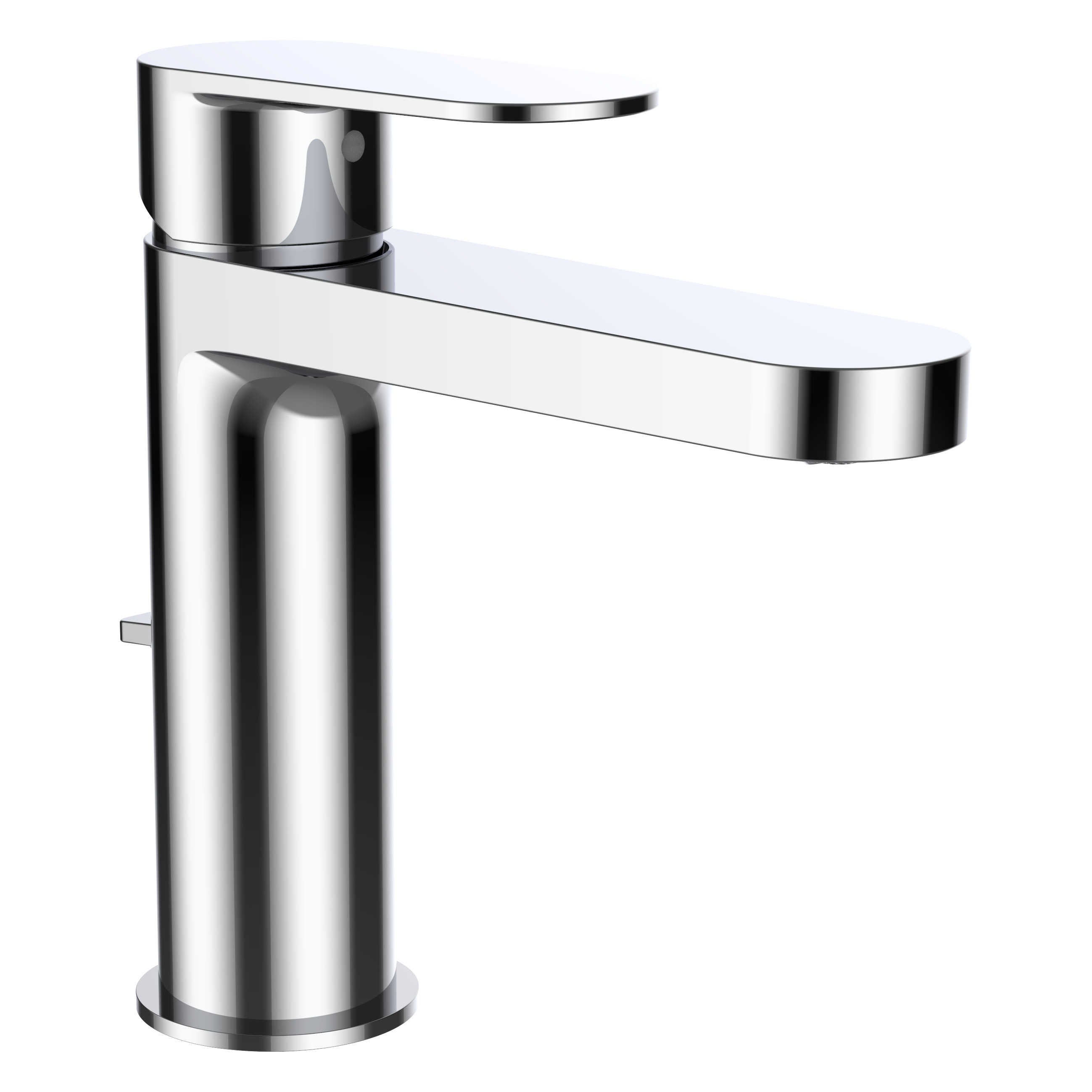 Neja mitigeur de lavabo, bec fixe 132 mm, avec vidage chromé
