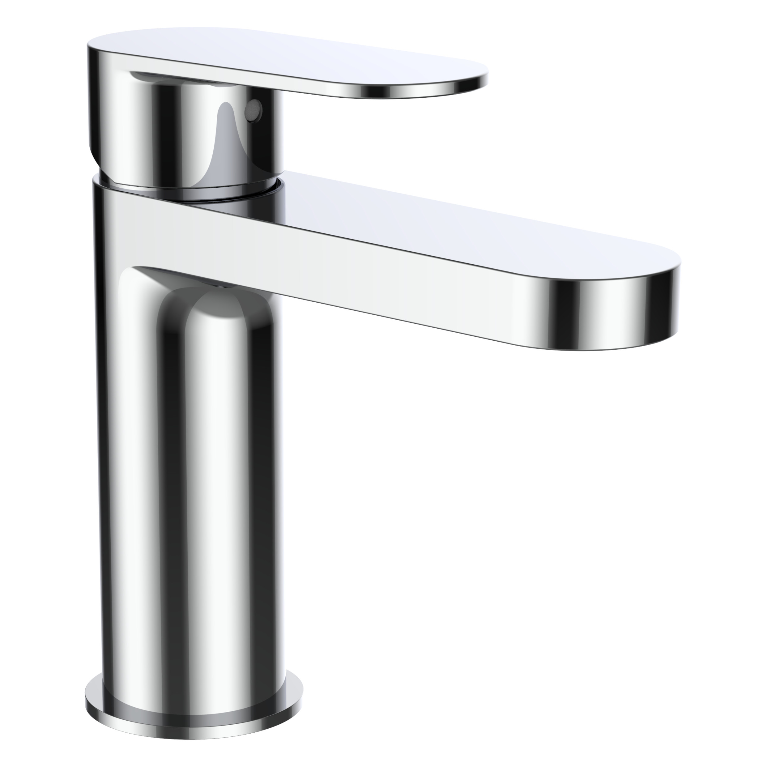 Neja mitigeur de lavabo bec fixe 120 mm sans vidage chromé