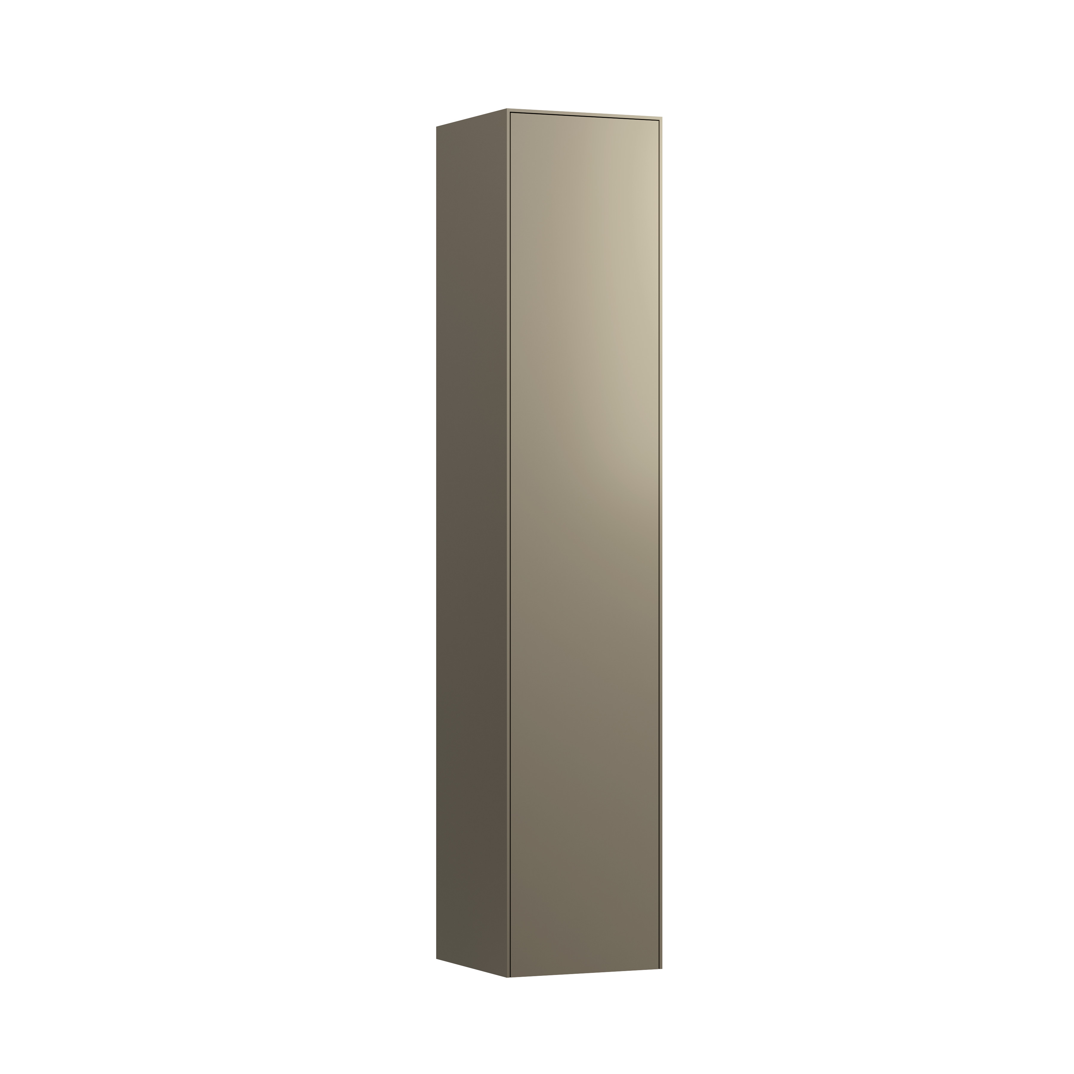 Armoire haute avec porte sonar 160 titane