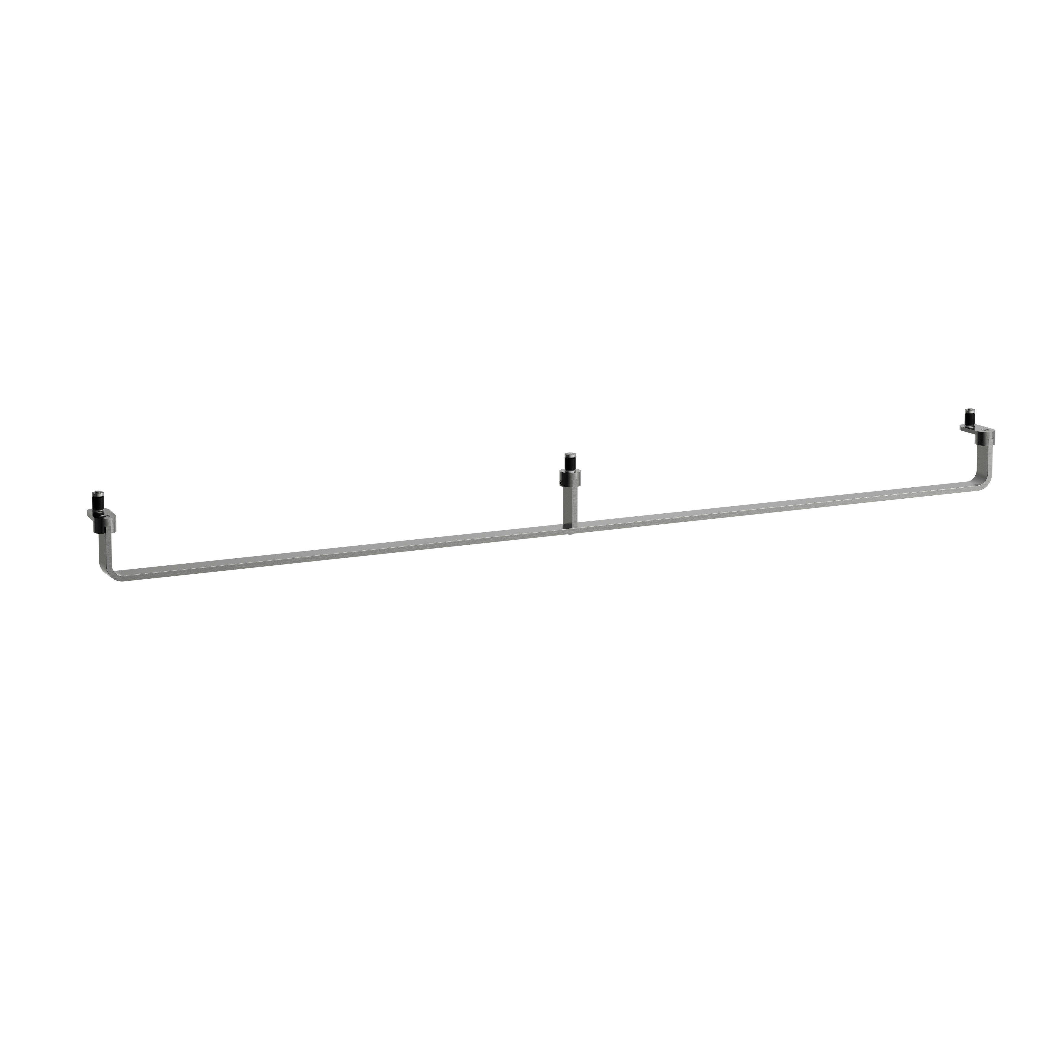 Lani porte-serviettes 1200 mm acier inoxydable brossé 1150x70x55 mm