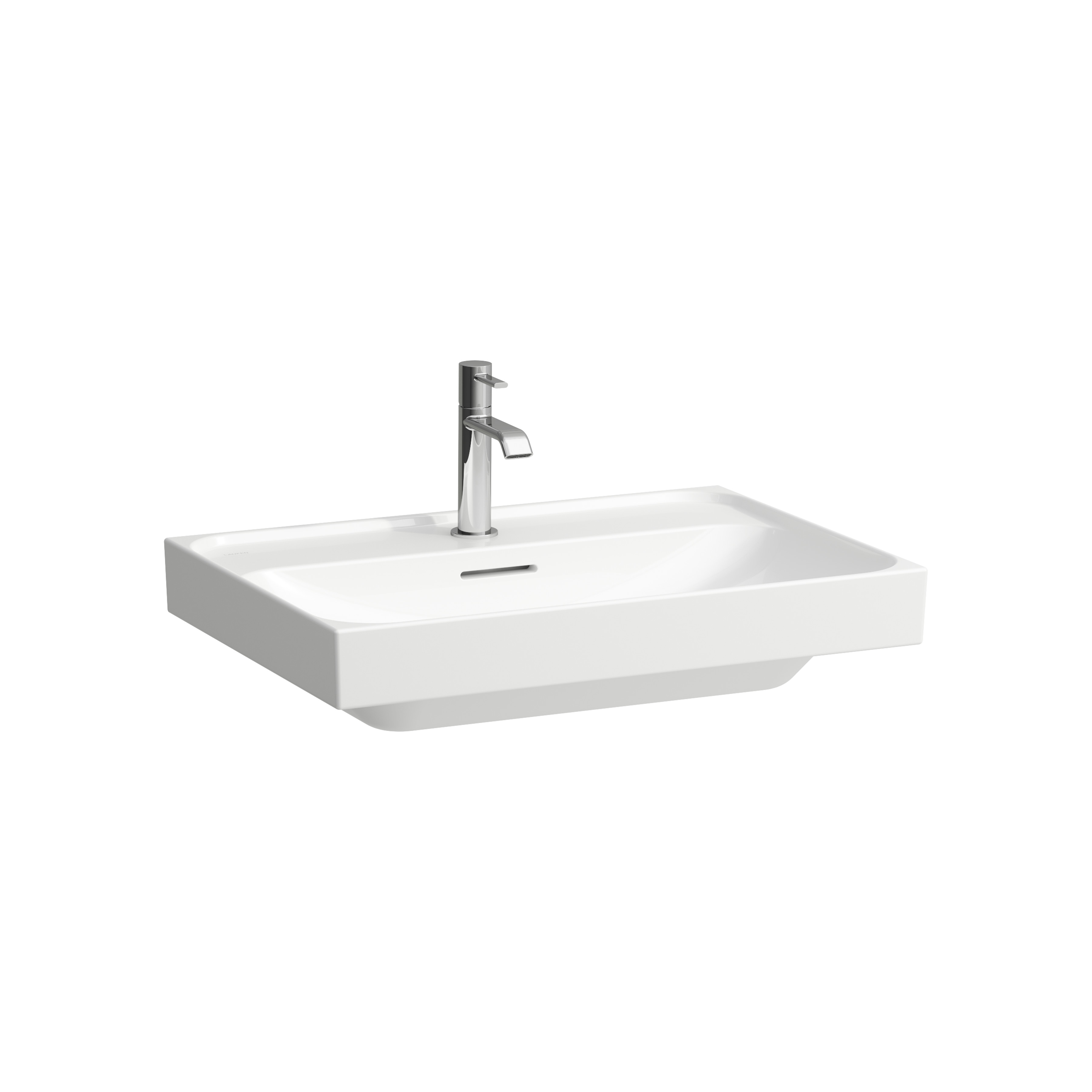 Meda lavabo mural ou à poser sur meuble blanc 650x460x80 mm Meda lavabo mural ou à poser sur meuble blanc 650x460x80 mm