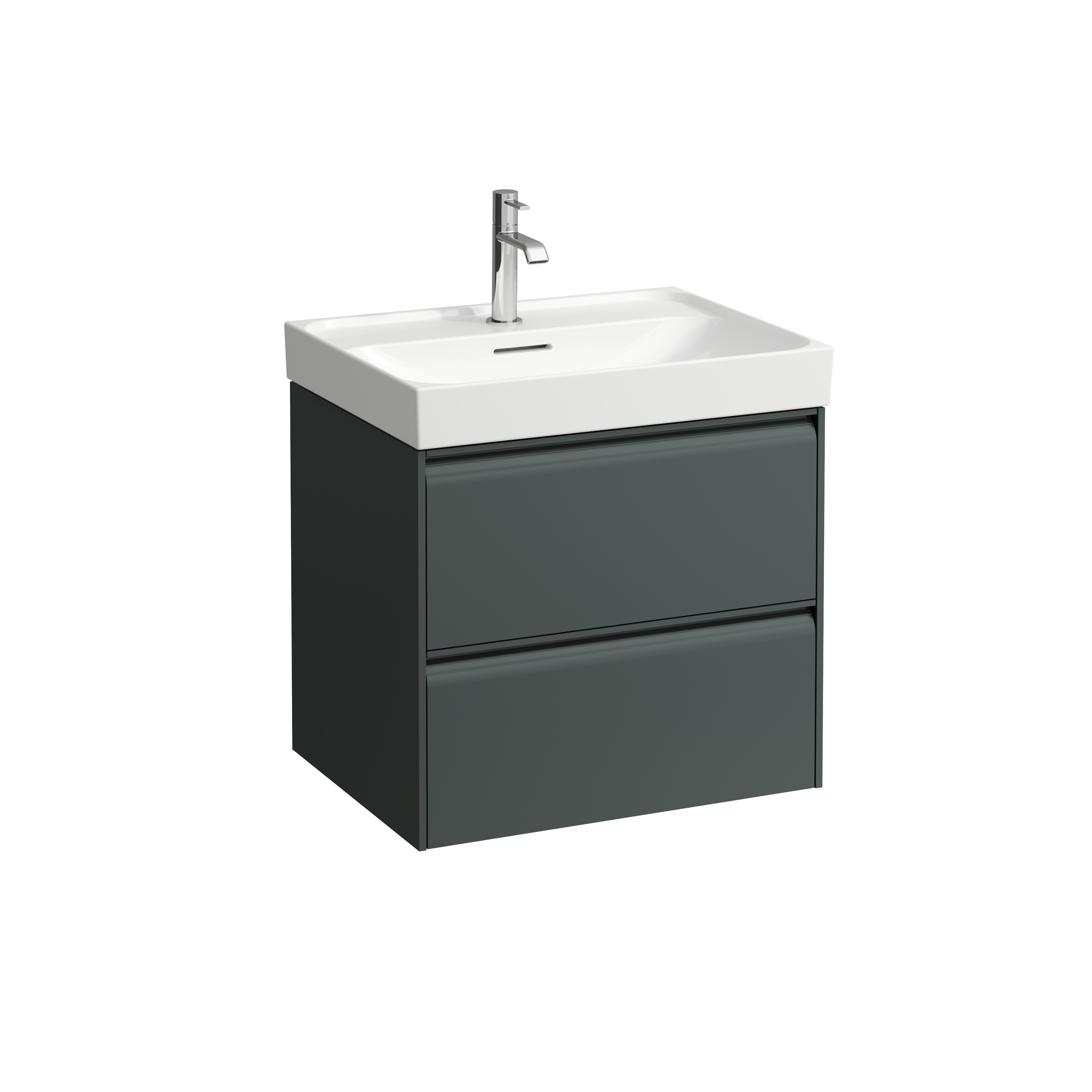 Meda meuble sous lavabo 600 2t pour lavabo 810113 gris traffic 585x450x515 m