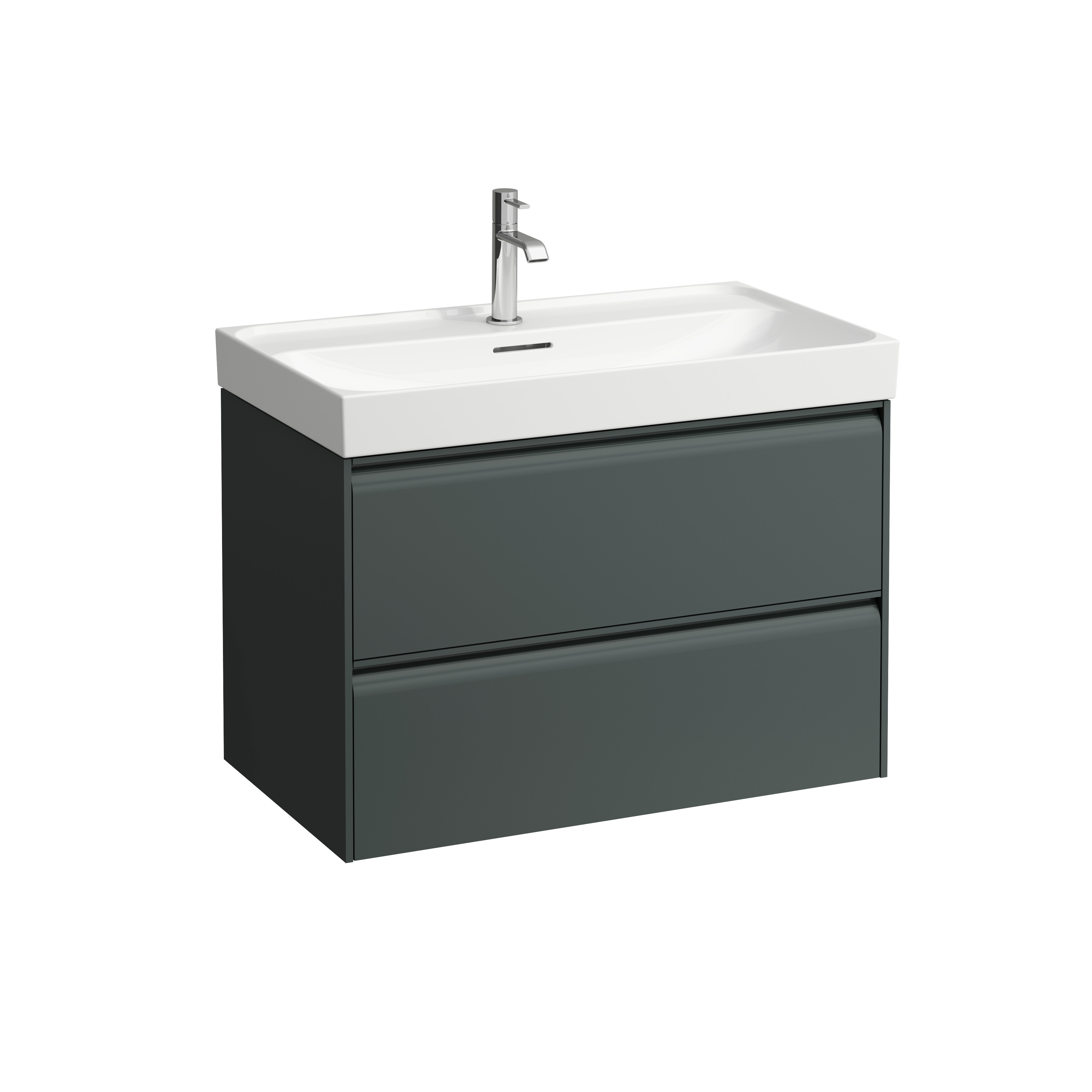 Meda meuble sous lavabo 800 2t pour lavabo 810117 gris traffic 785x450x515 m