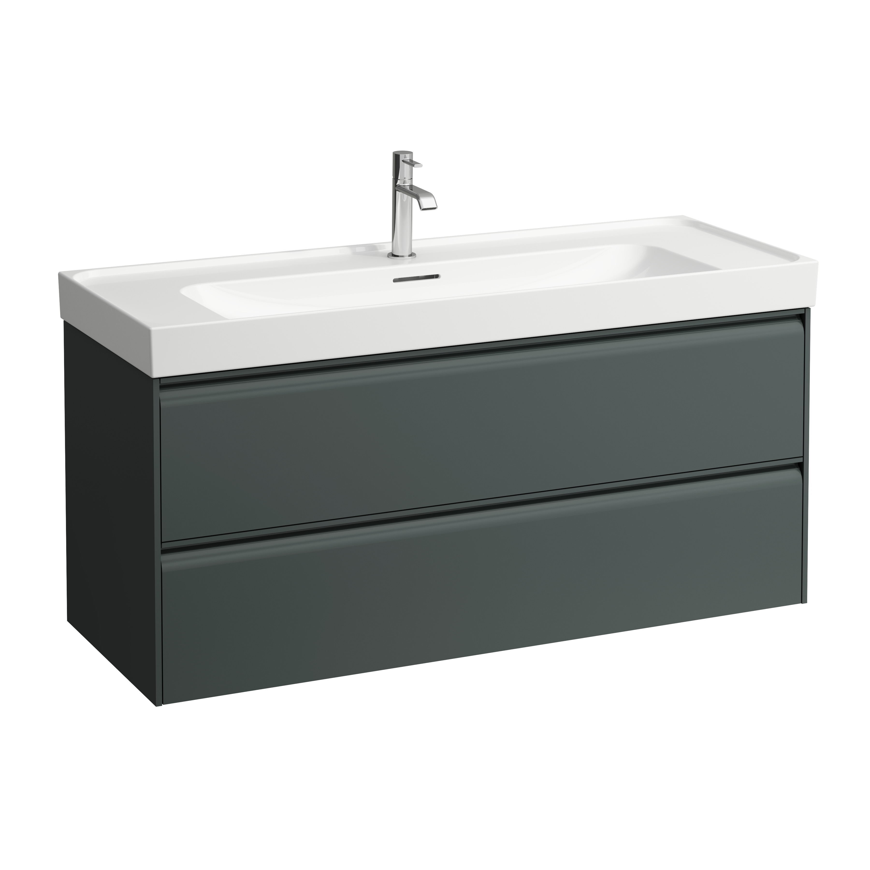 Meda meuble sous lavabo 1200 2t pour lavabo 814111 gris traffic 1180x450x515