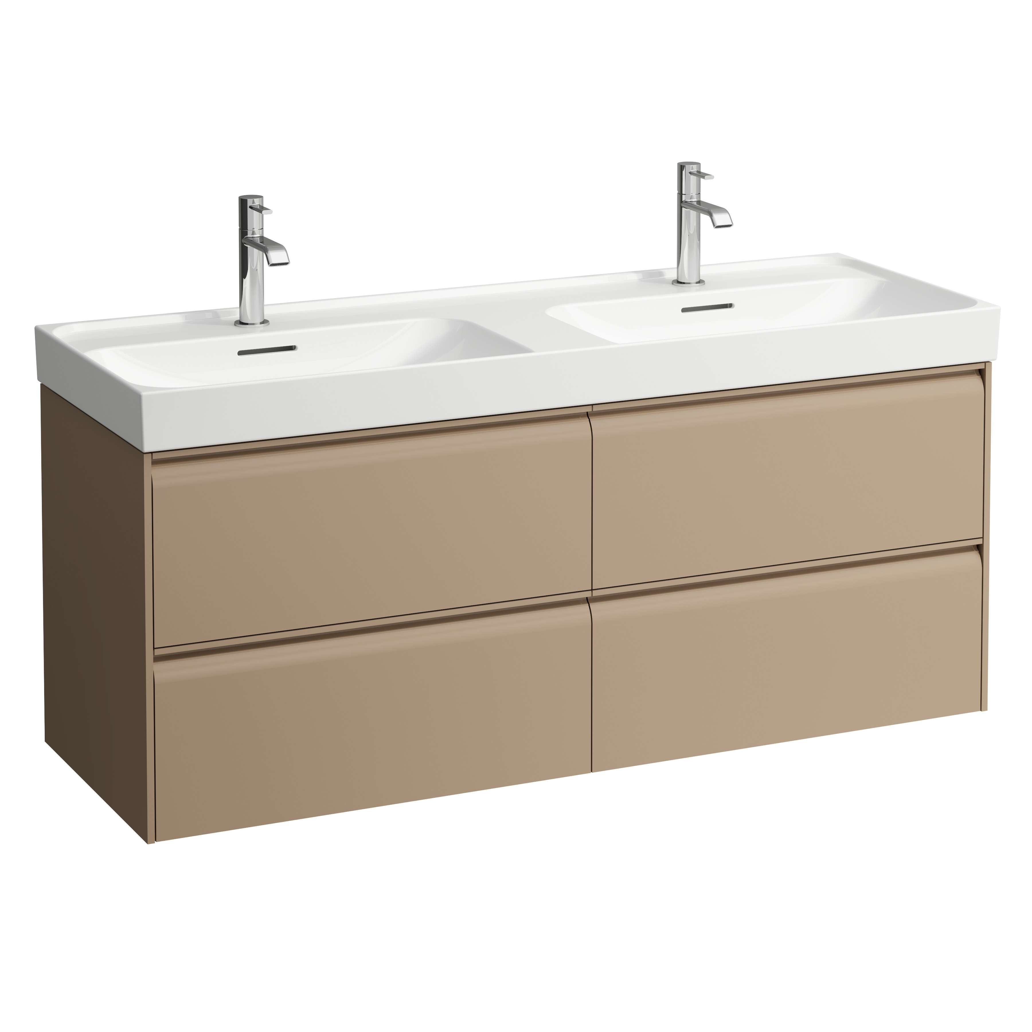 Meda meuble sous lavabo 1300 2t pour lavabo 814112 cappuccino 1285x450x515 mm