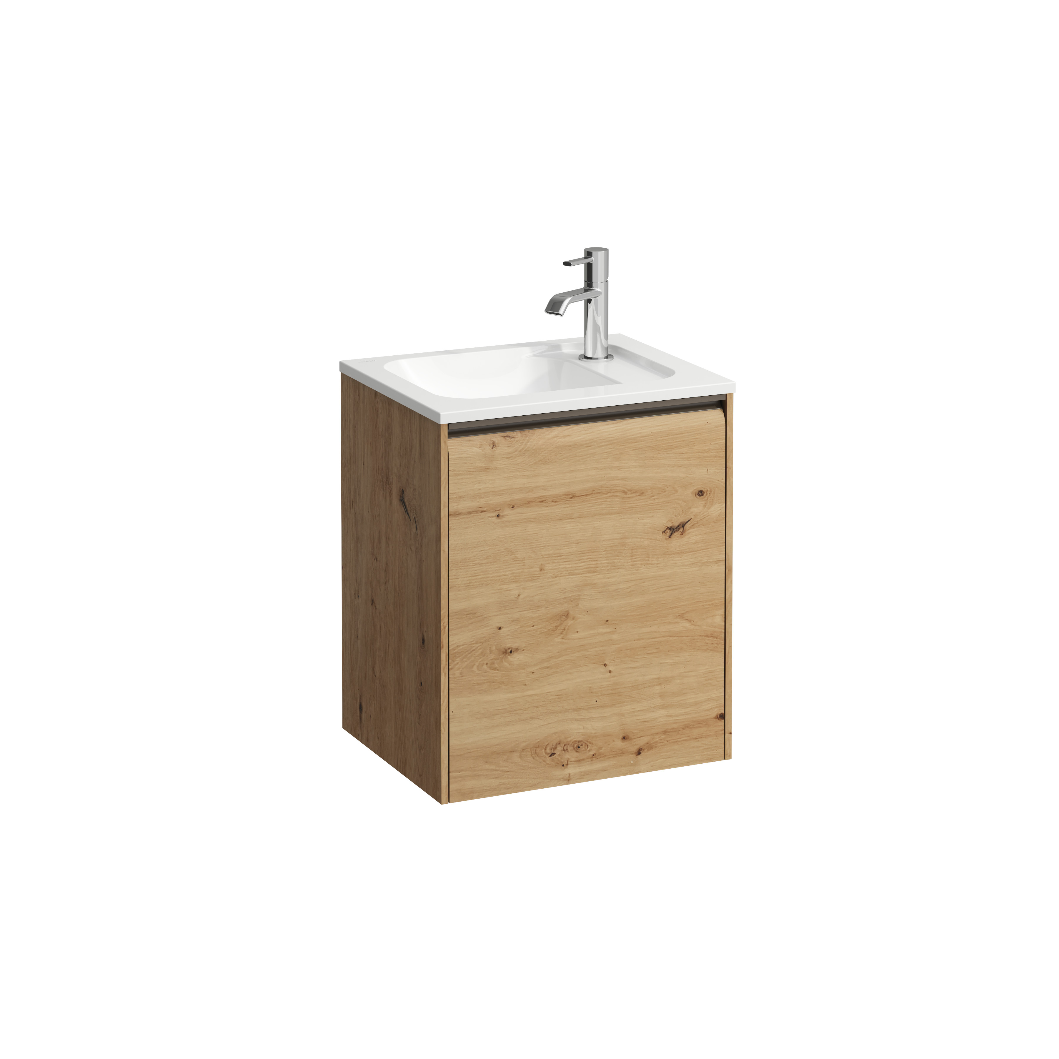 Meda meuble 450 1p charnières à d pr lav 814110 chêne sauvage 435x340x515