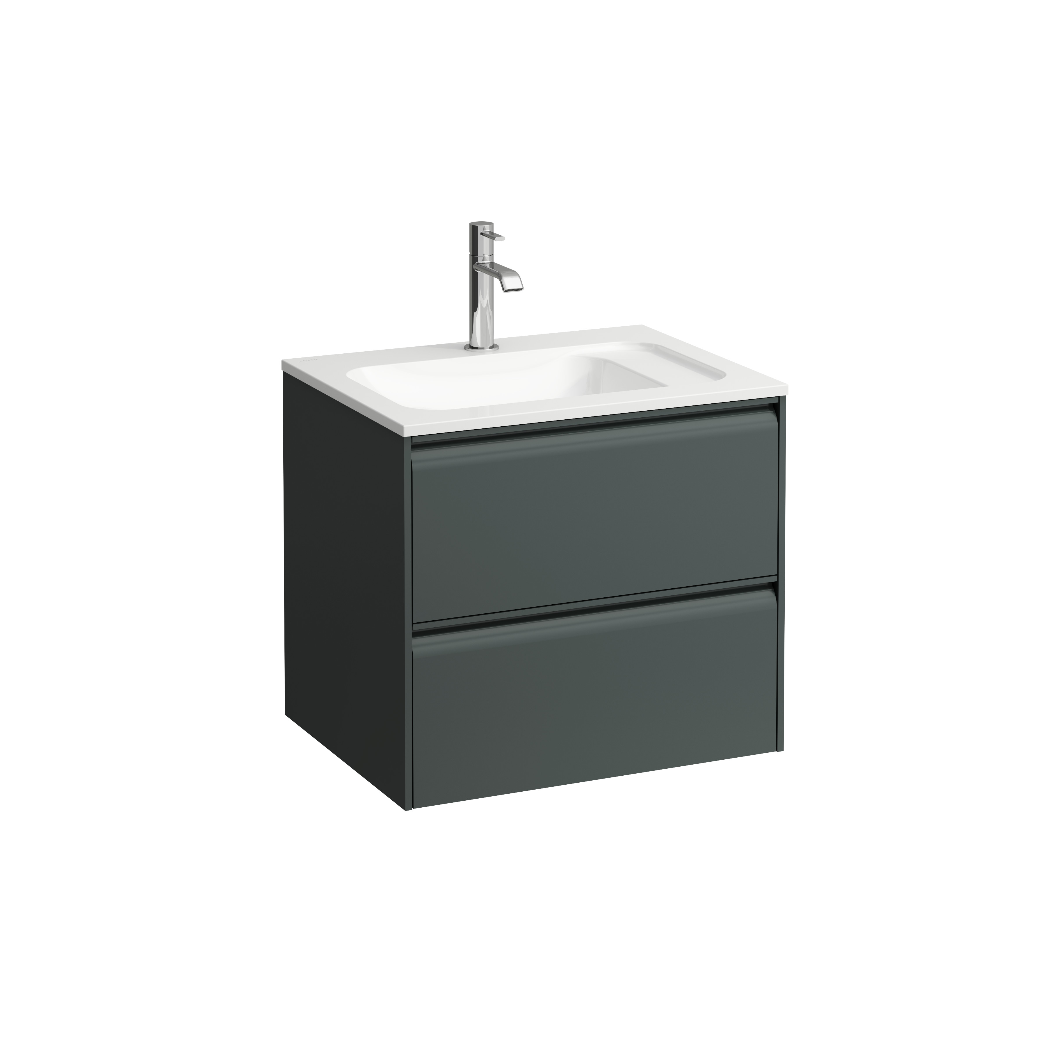 Meda meuble 600 2t pour lavabo marbond 814113 gris traffic 570x440x505