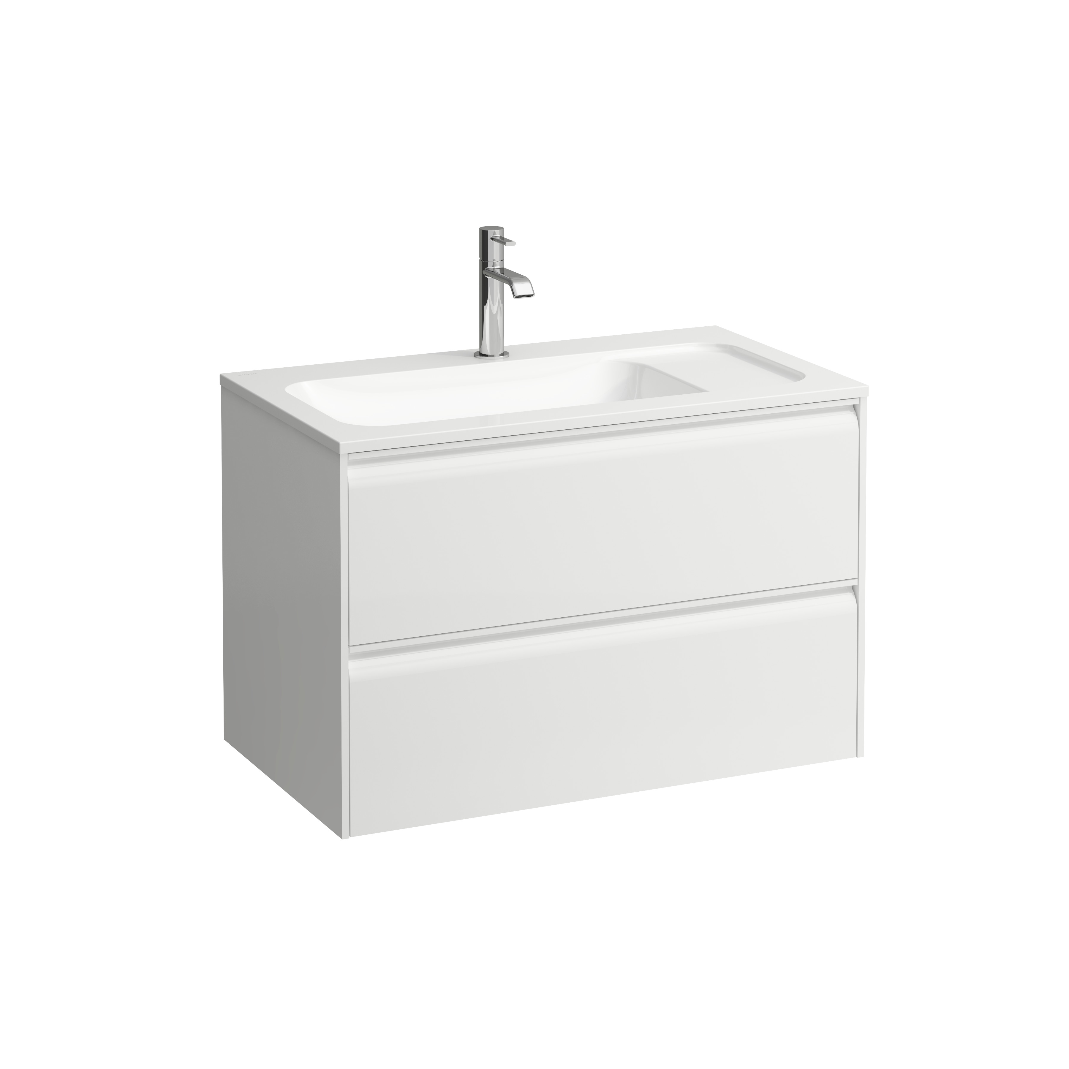 Meda meuble sous lavabo 800 2t pour lavabo marbond 814117 blanc mat 770x440x