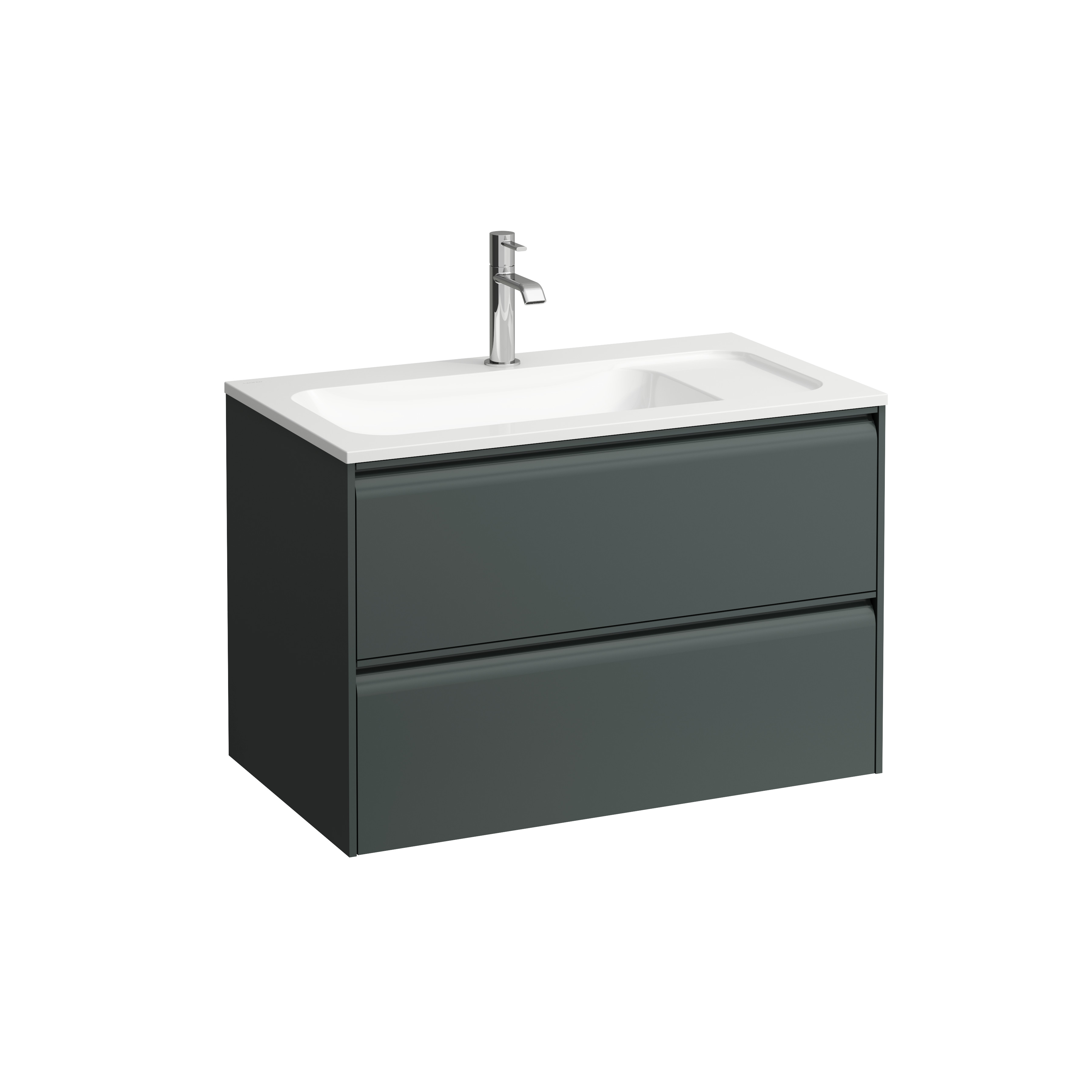 Meda meuble 800 2t pour lavabo marbond 814117 gris traffic 770x440x505