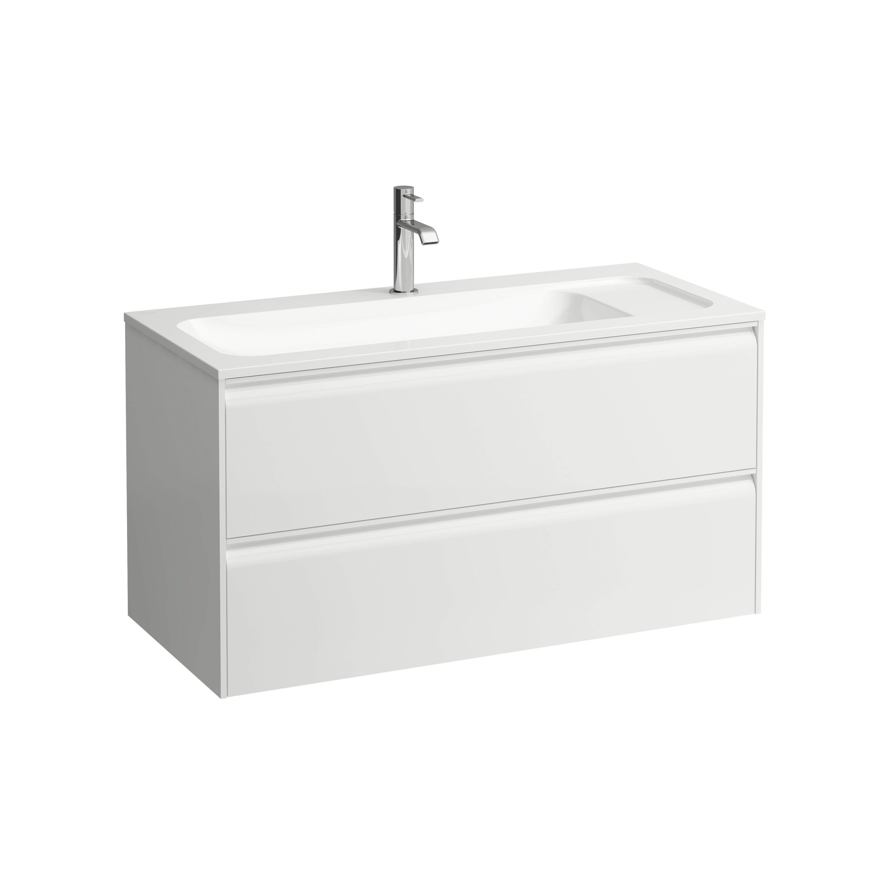 Meda meuble sous lavabo 1000 2t pour lavabo marbond 814118 blanc mat 970x440x