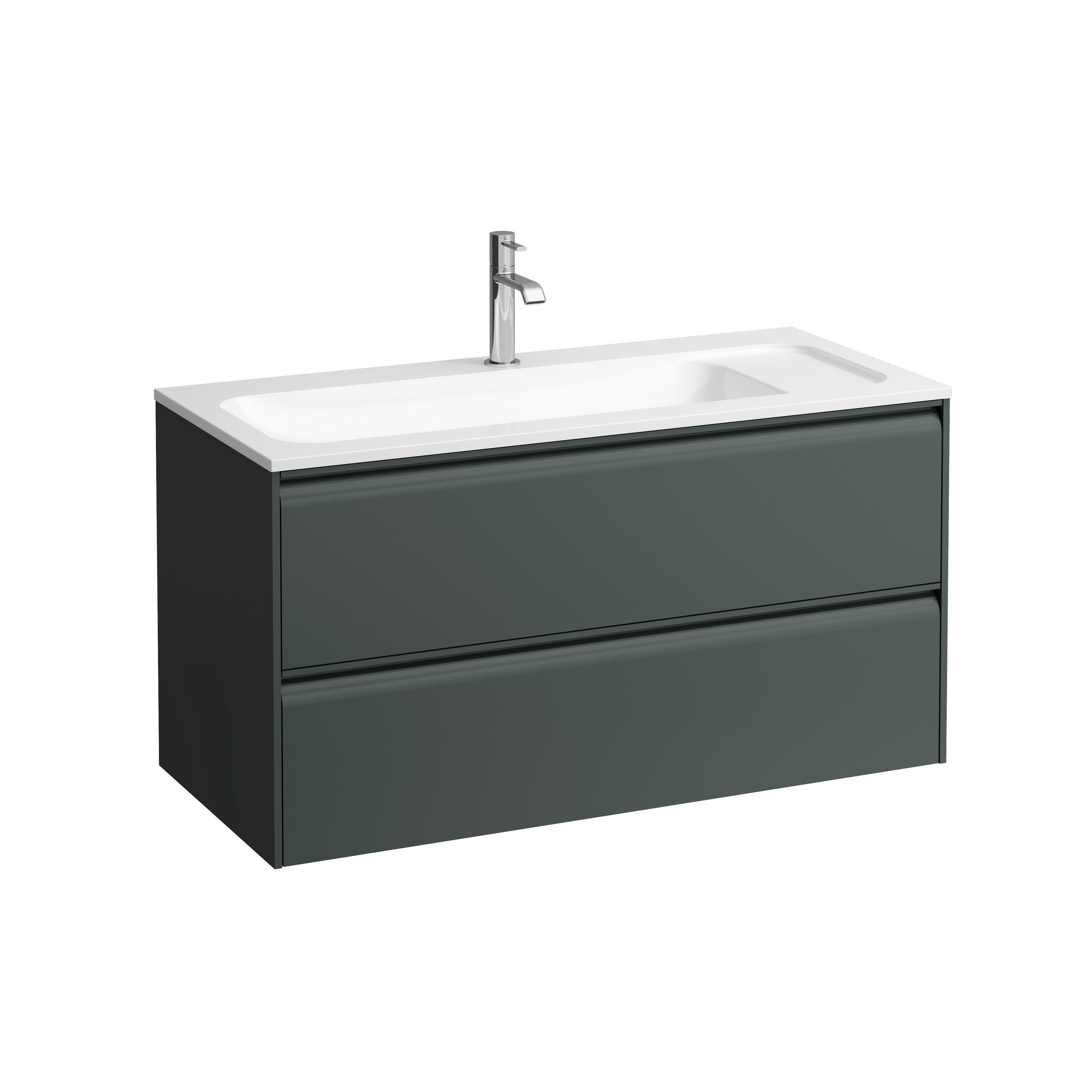 Meda meuble 1000 2t pour lavabo marbond 814118 gris traffic 970x440x505