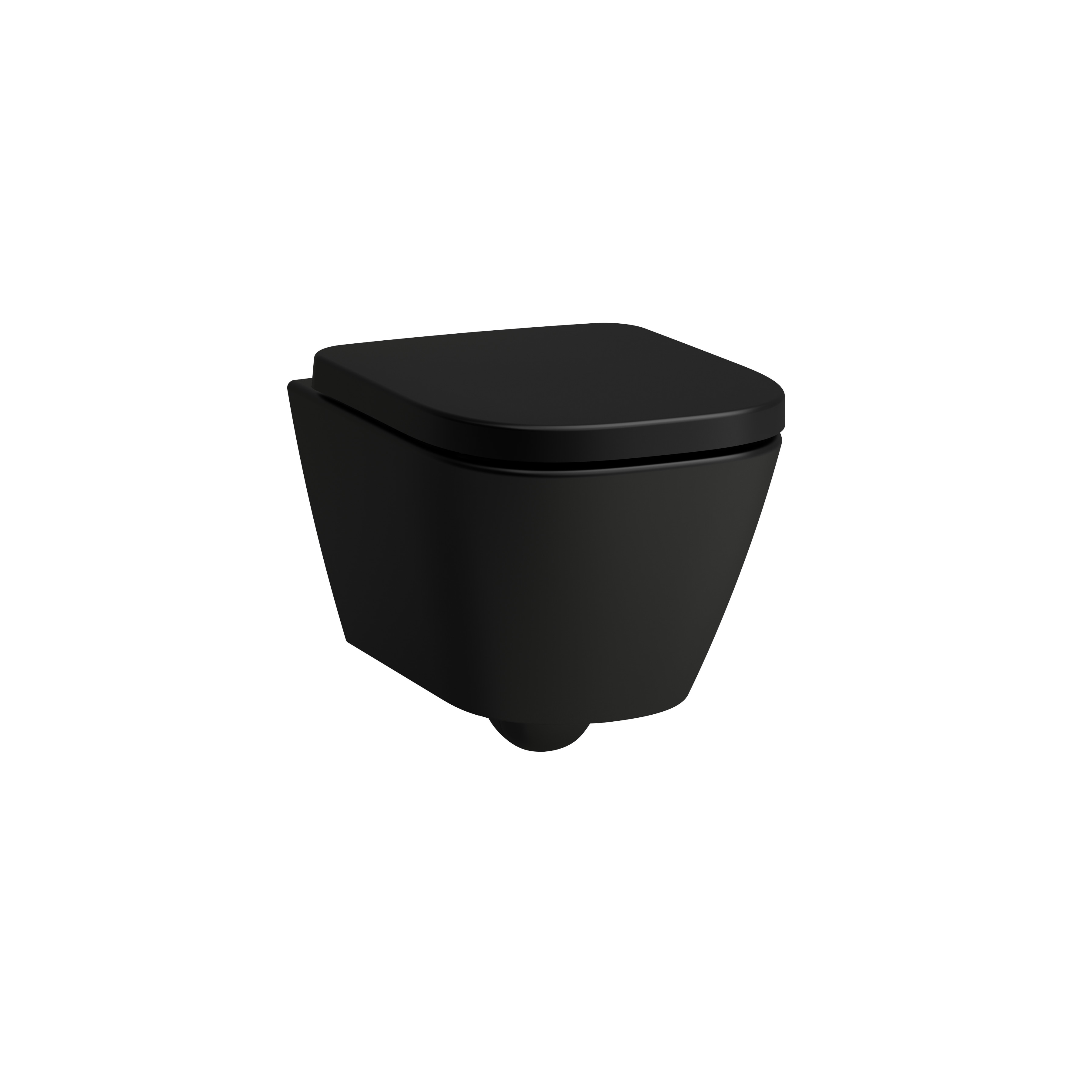 Meda cuvette susp compacte silent flush ss bride noir mat 490x360x355