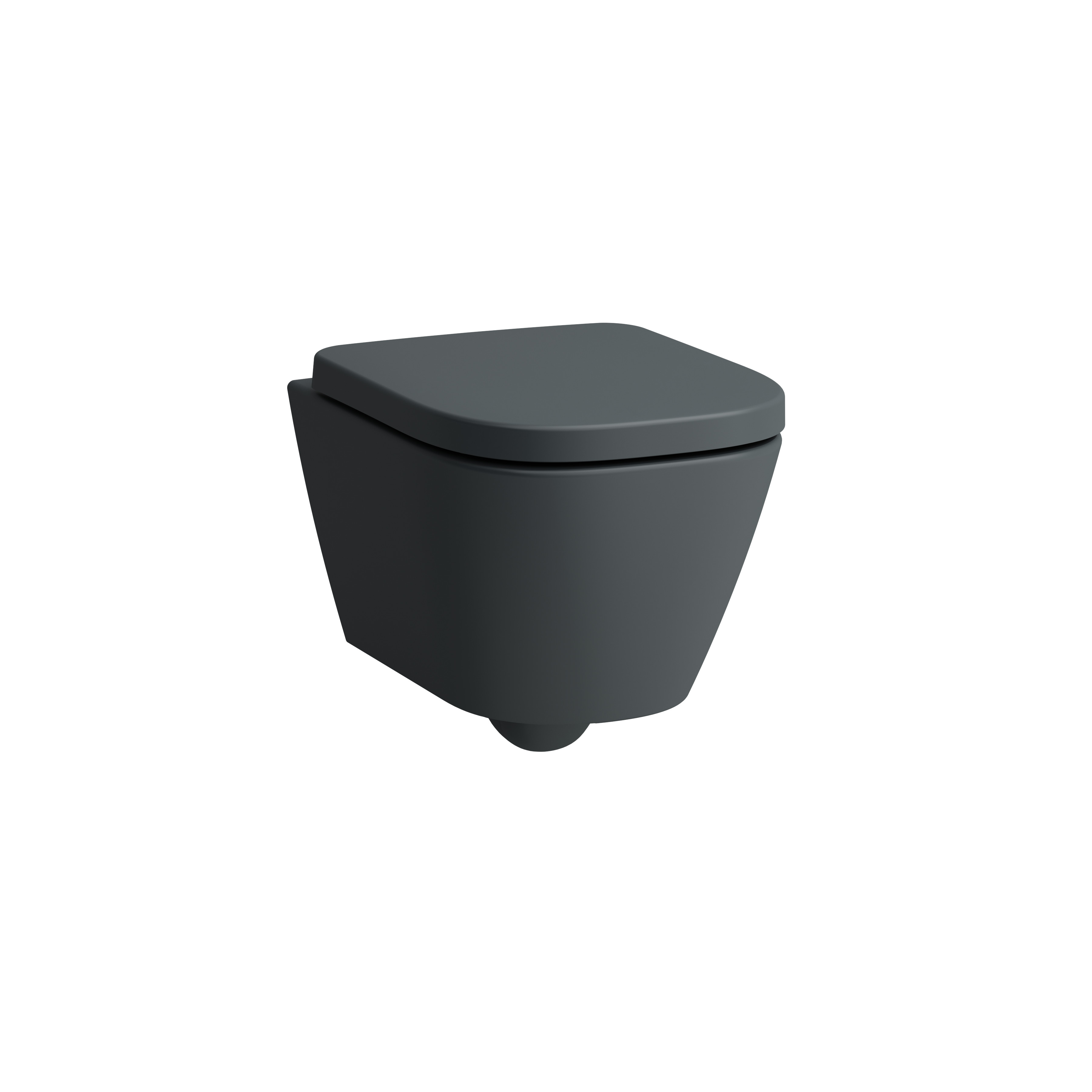 Meda cuvette susp compacte silent flush ss bride graphite mat 490x360x355