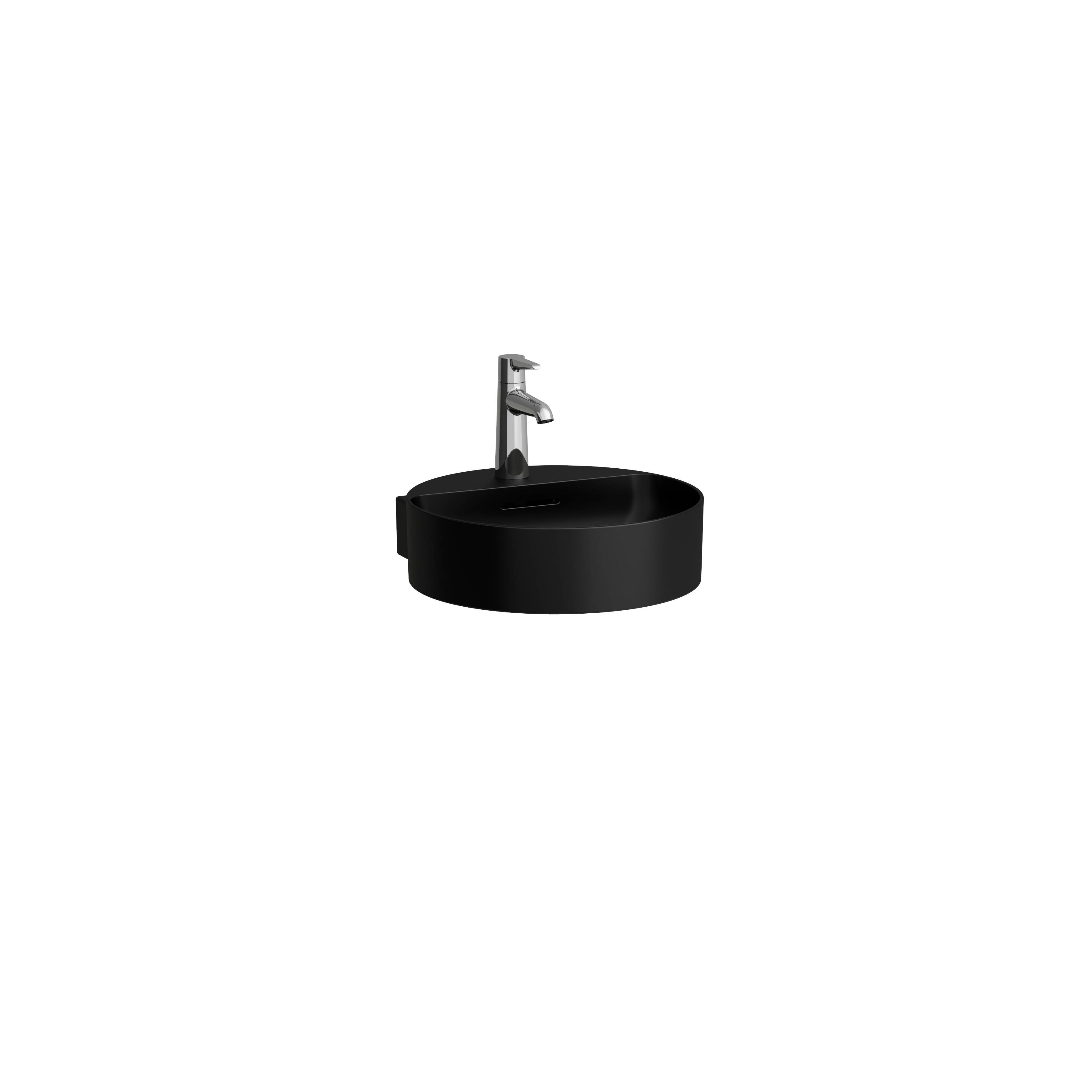 Val lave-mains non percé 400x425x115mm noir mat Val lave-mains non percé 400x425x115mm noir mat