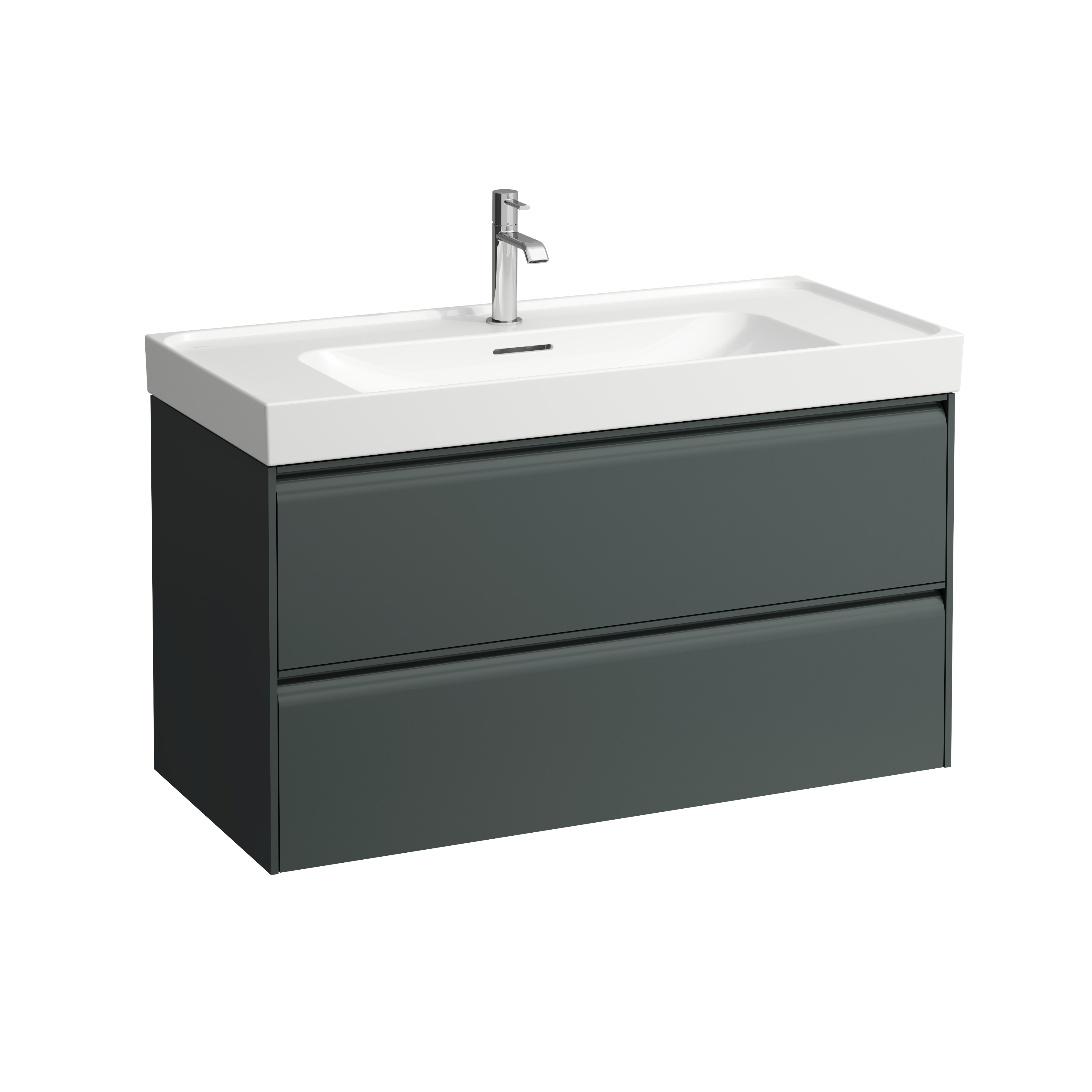 Meda meuble sous lavabo 1000 2t pour lavabo 810119 gris traffic 985x450x515 m