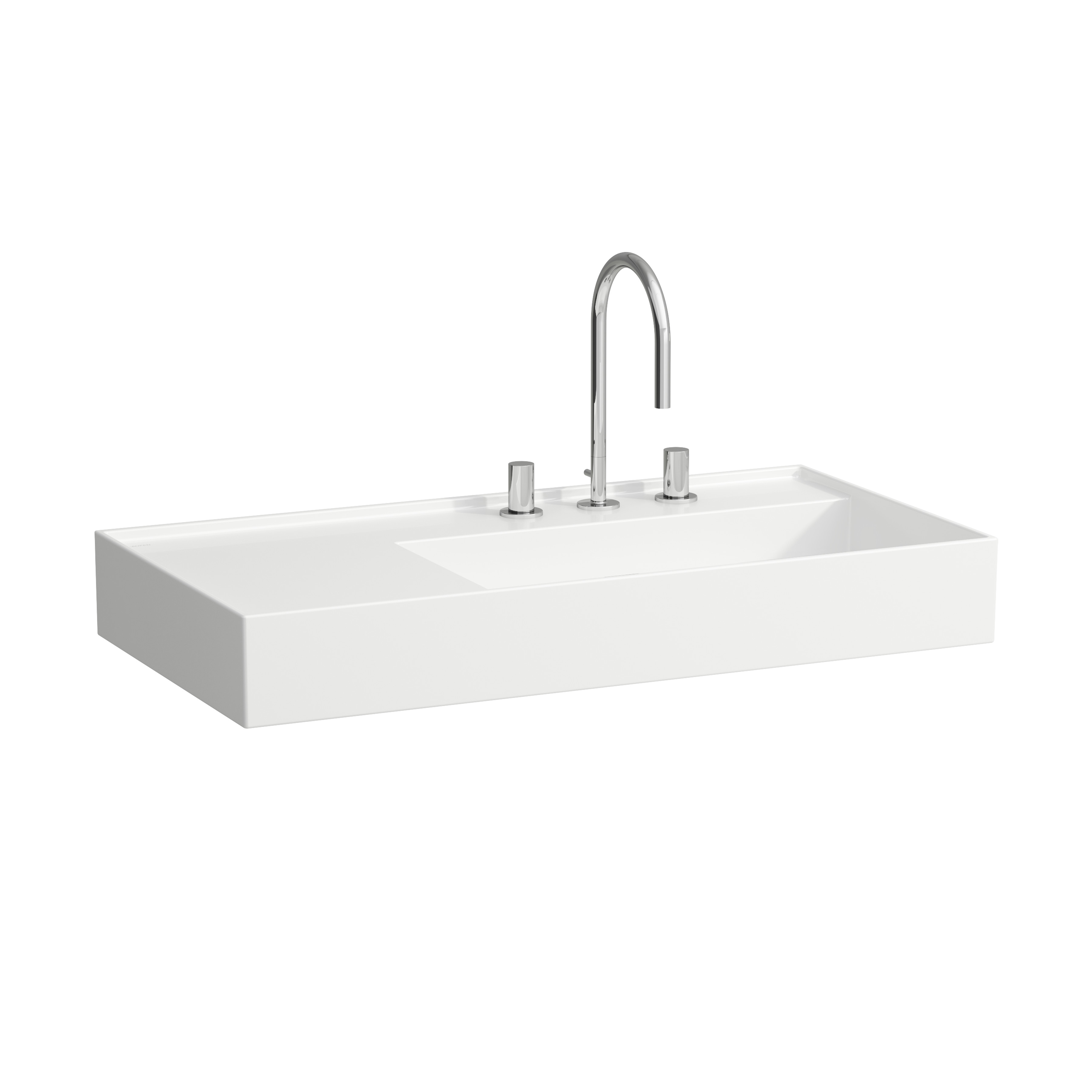 Kartell lavabo 90 p1tr plage à gauche blanc Kartell lavabo 90 p1tr plage à gauche blanc