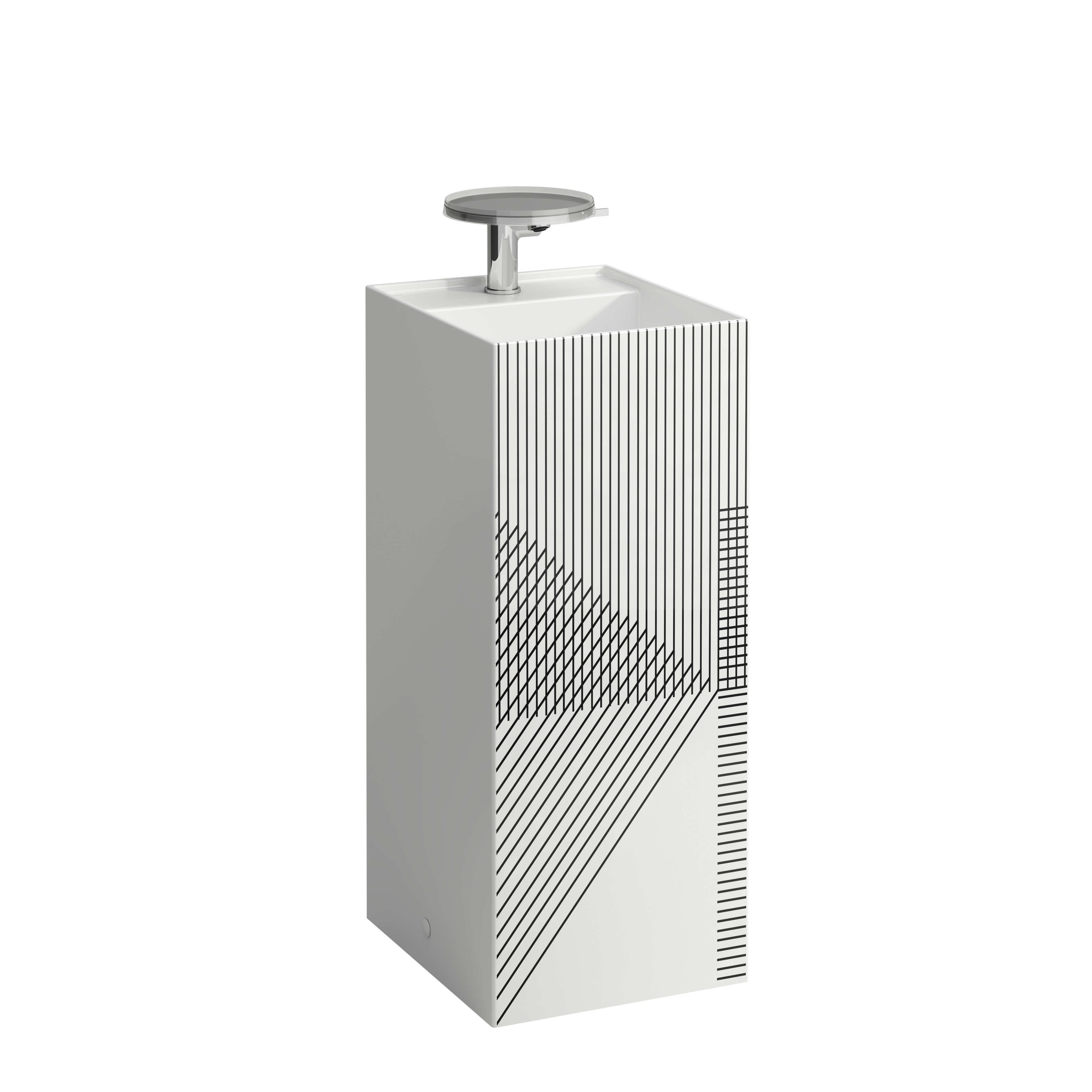 Lavabo au sol kartell 38x44 décor 1 Lavabo au sol kartell 38x44 décor 1