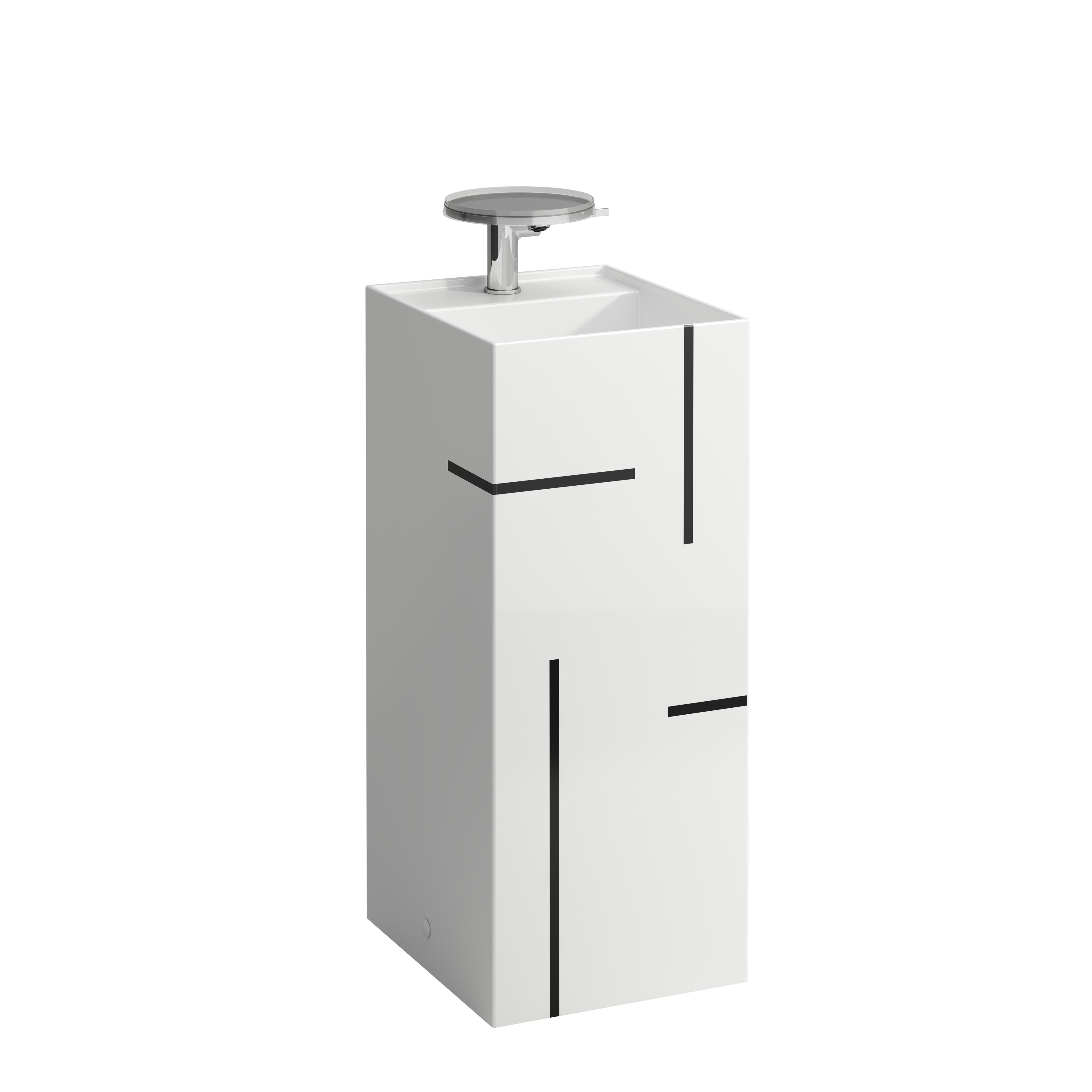 Lavabo au sol kartell 38x44 décor 2 Lavabo au sol kartell 38x44 décor 2