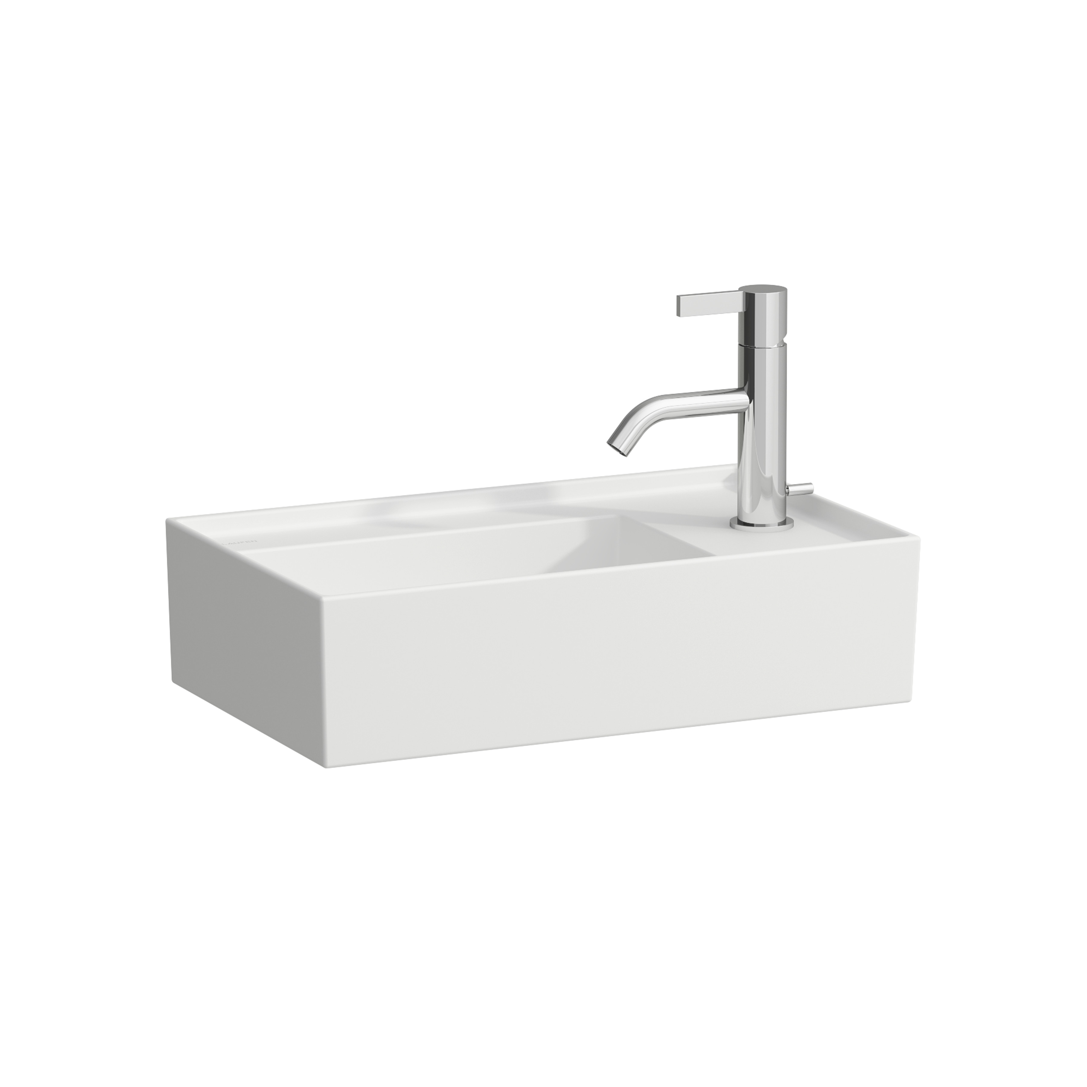 Kartell lave-mains 46x28 trou à d blanc m