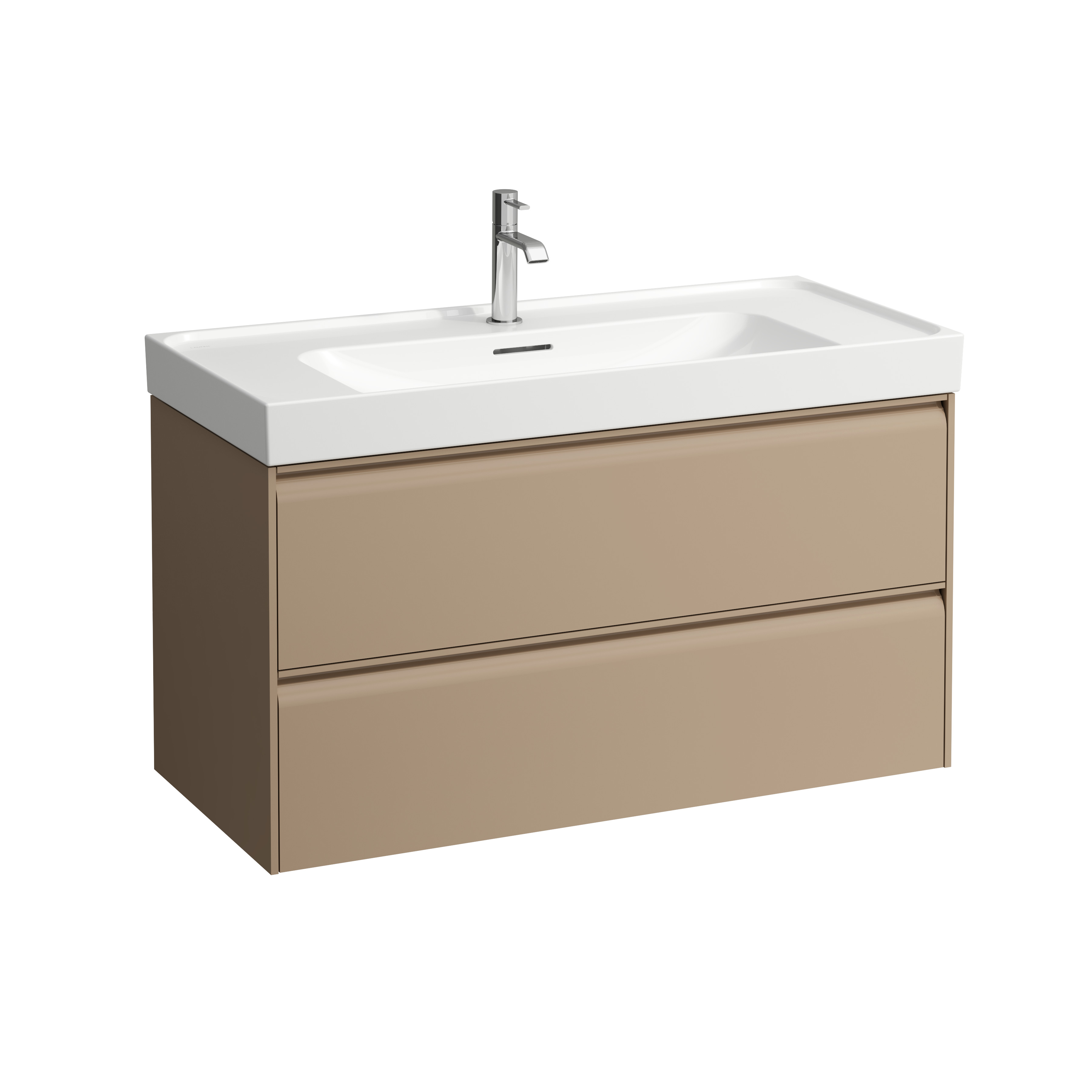 Meda meuble sous lavabo 1000 2t pour lavabo 810119 cappuccino 985x450x515 mm