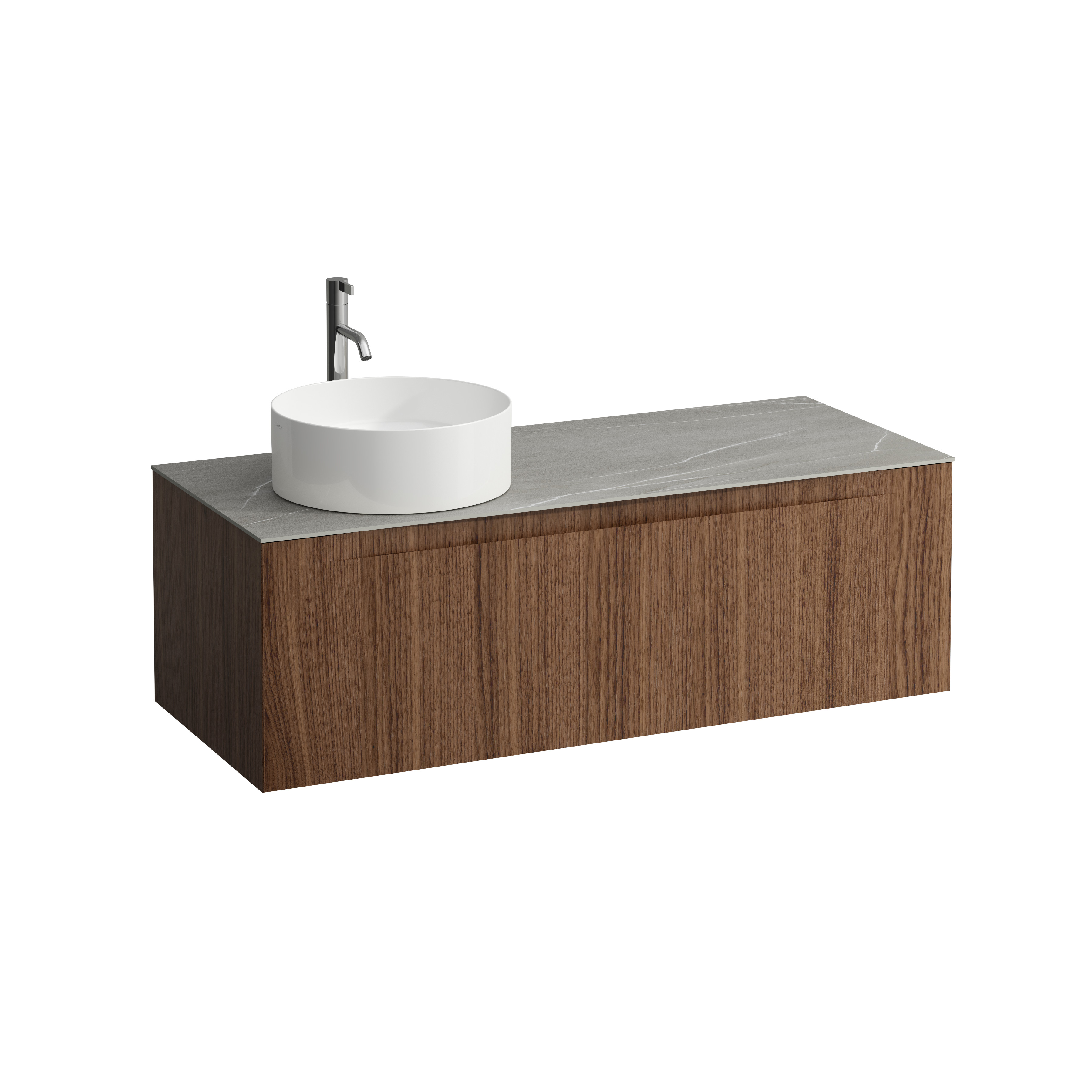 Arun 1200 1t déc à gche plan piasentina grigio percé 1t noce canaletto/verre blc