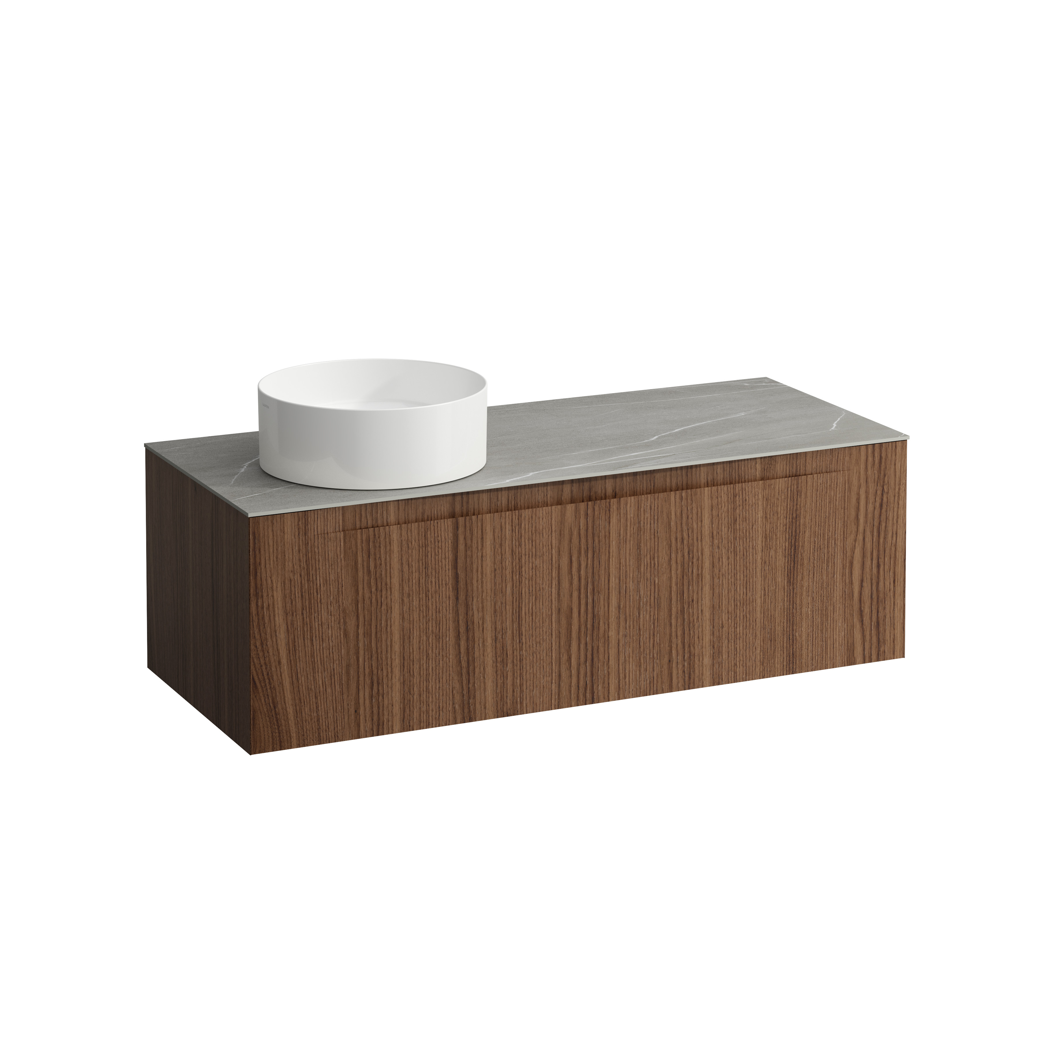 Arun 1200 1t découpe à gche plan piasentina grigio noce canaletto/verre b