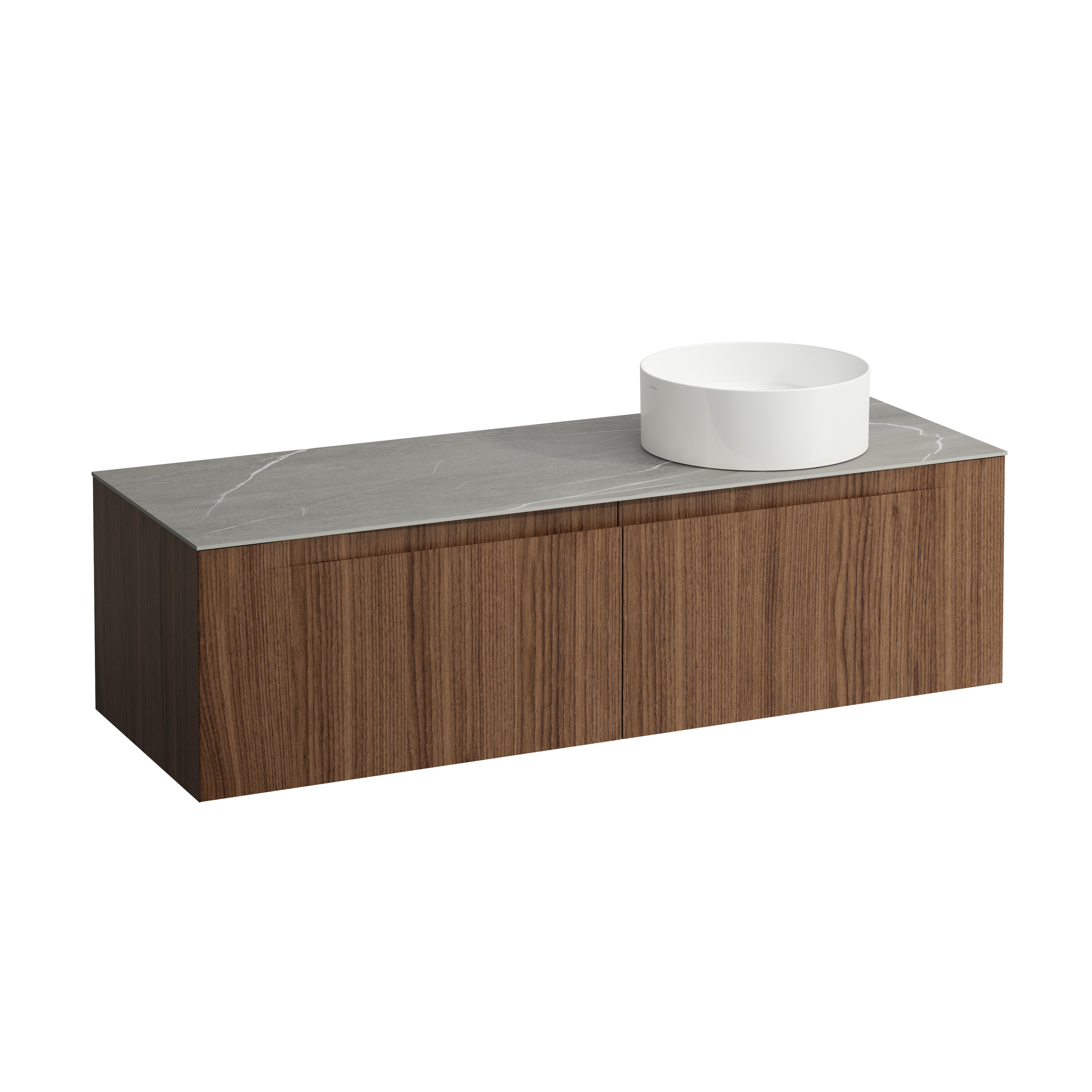 Arun 1400 2t découpe à dte plan piasentina grigio noce canaletto/verre b