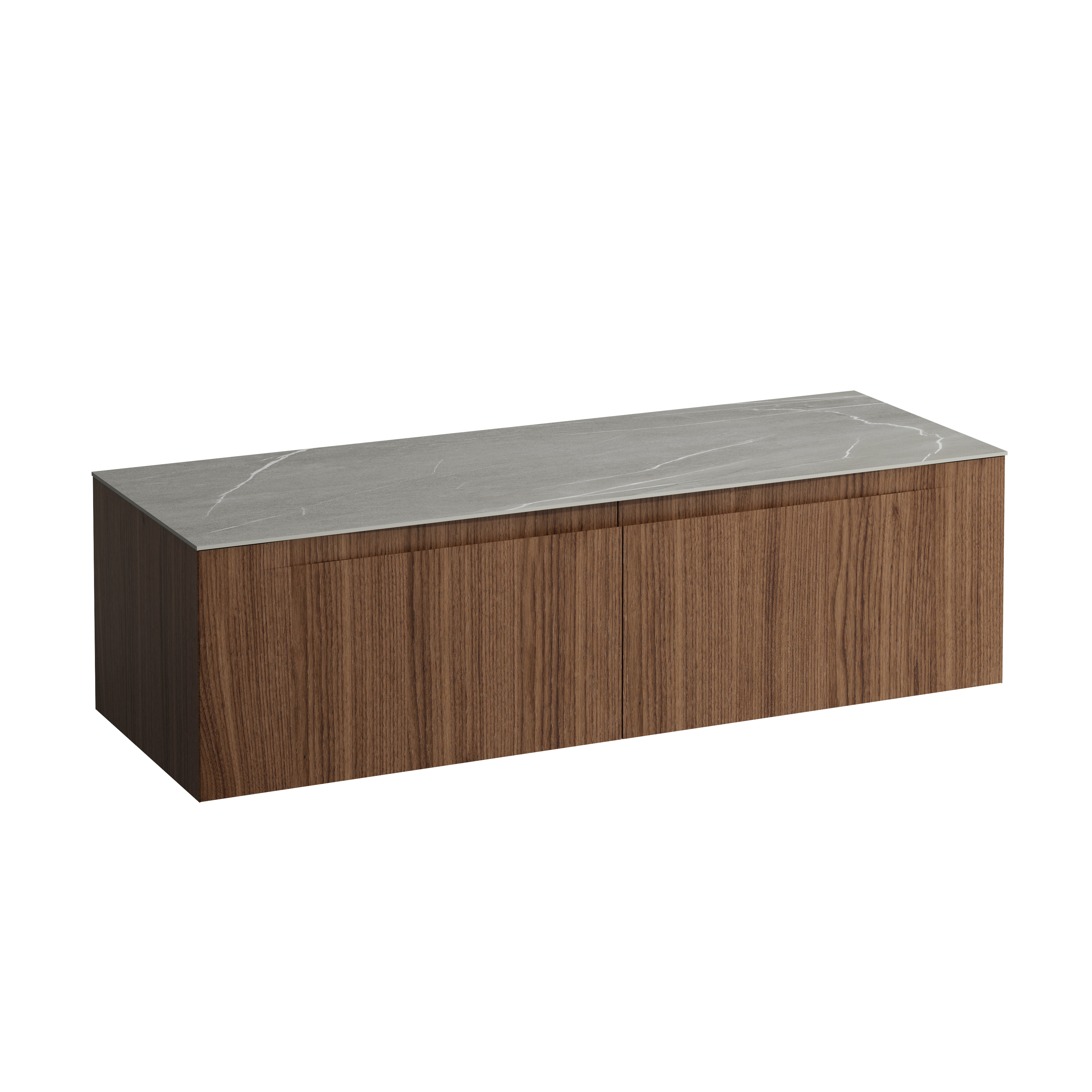 Arun 1400 2t sans découpe plan piasentina grigio noce canaletto/verre b