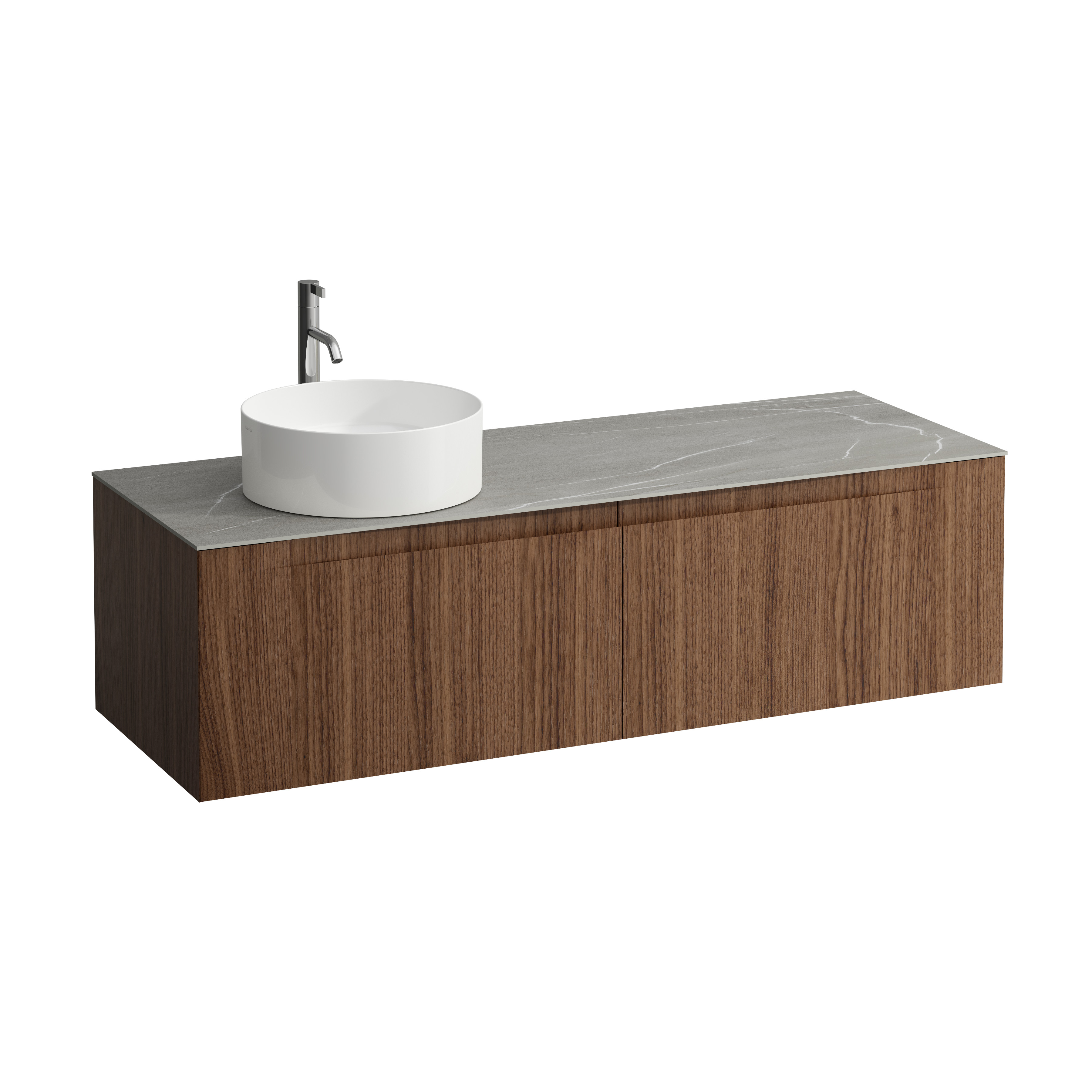 Arun 1400 2t déc à gche plan piasentina grigio percé 1t noce canaletto/verre blc