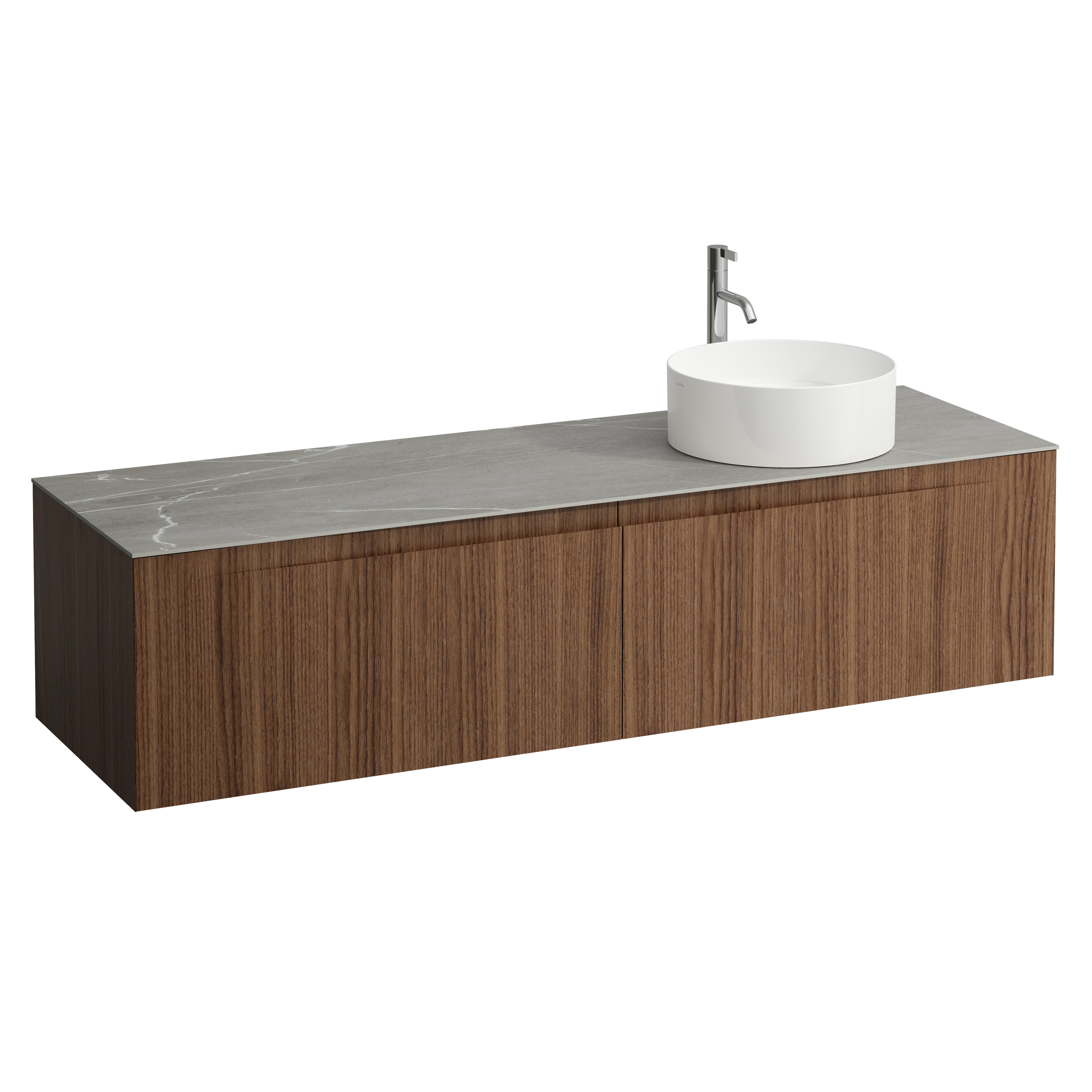 Arun 1600 2t déc à dte plan piasentina grigio percé 1t noce canaletto/verre blc