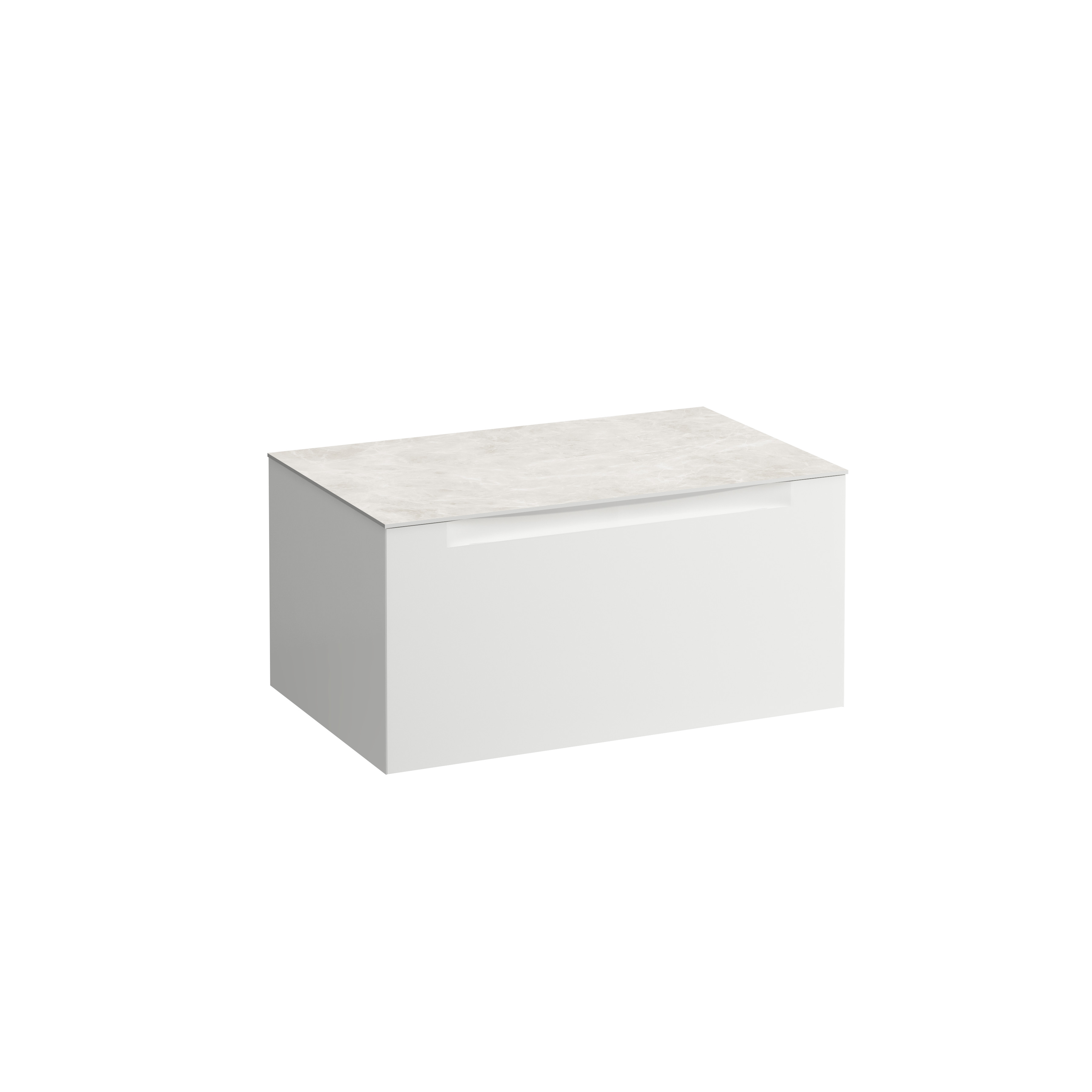 Arun meuble 800 1t sans découpe plan botticino crema multicolour