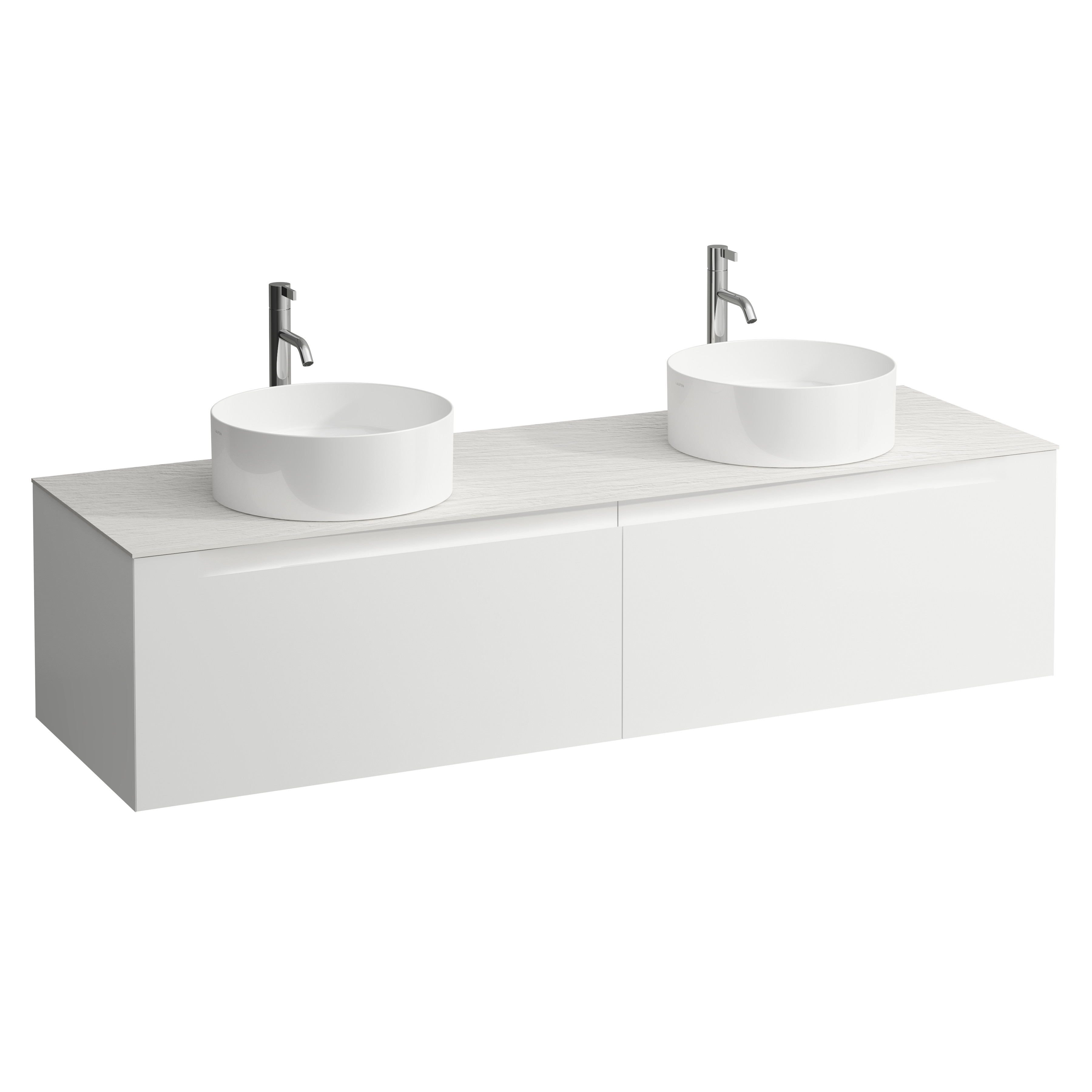 Arun 1600 2t découpe à gche et à dte plan ardesia bianca percé 1t multicolour