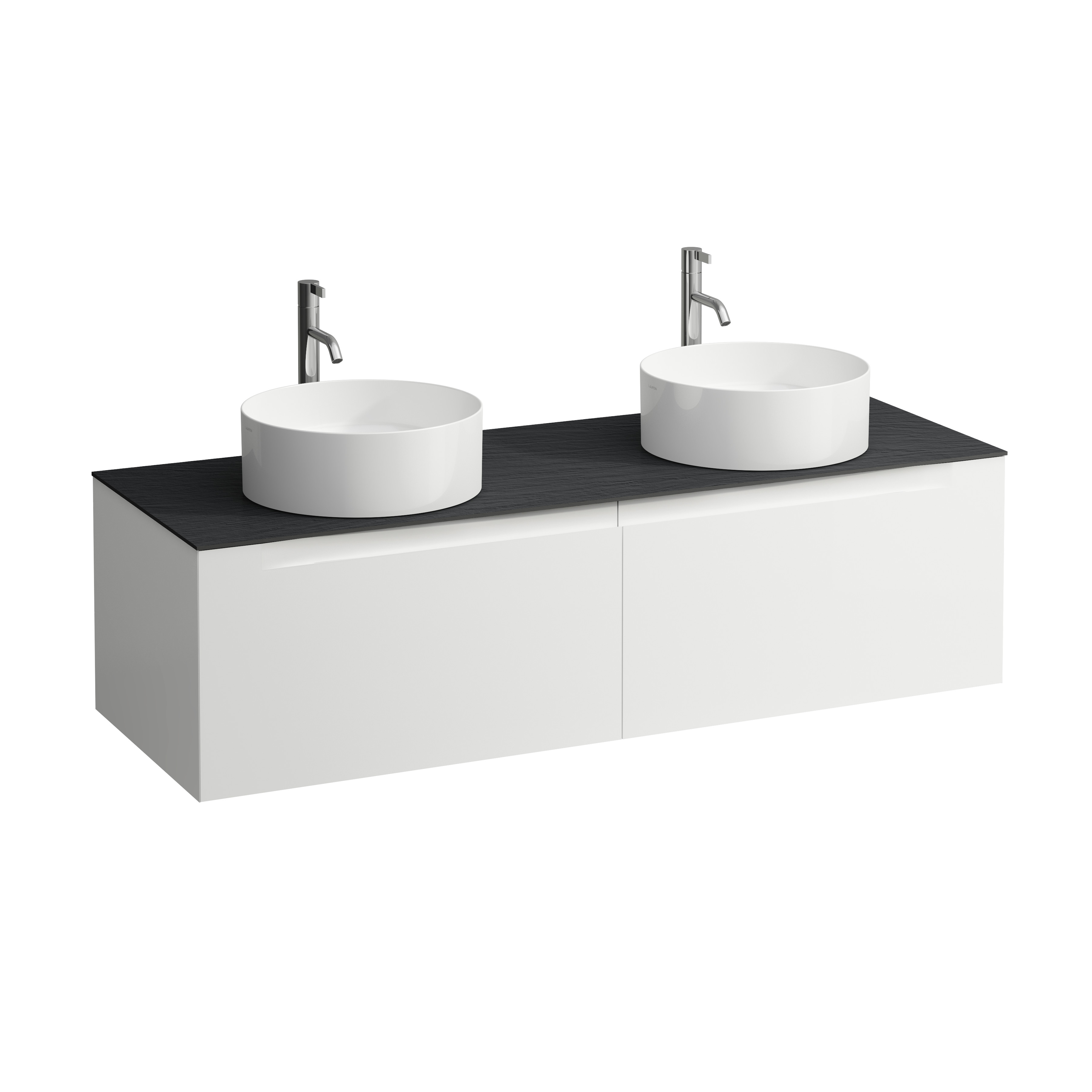 Arun 1400 2t avec découpe à gche et à dte plan ardesia nera percé 1t multicolo