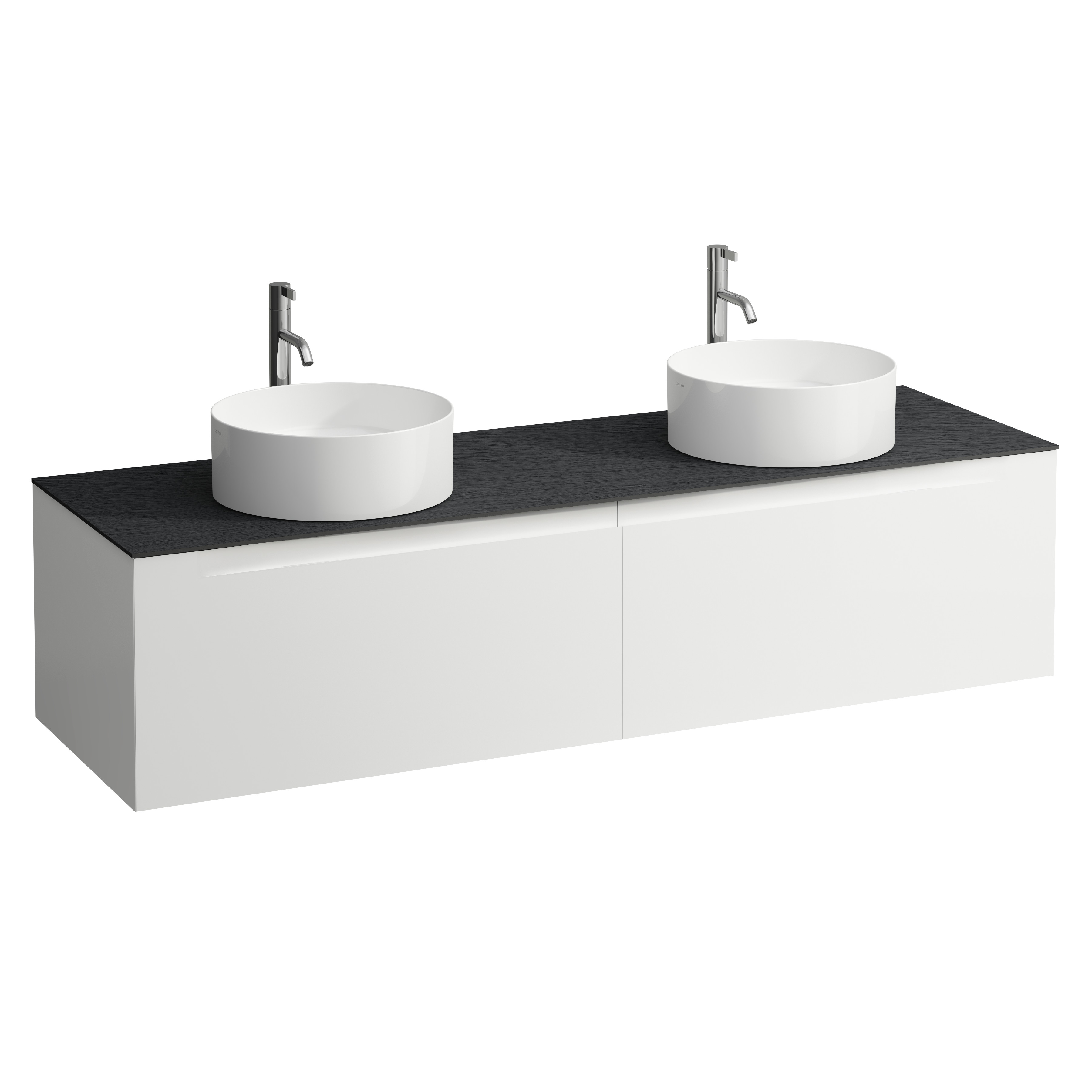 Arun 1600 2t avec découpe à gche et à dte plan ardesia nera percé 1t multicolo